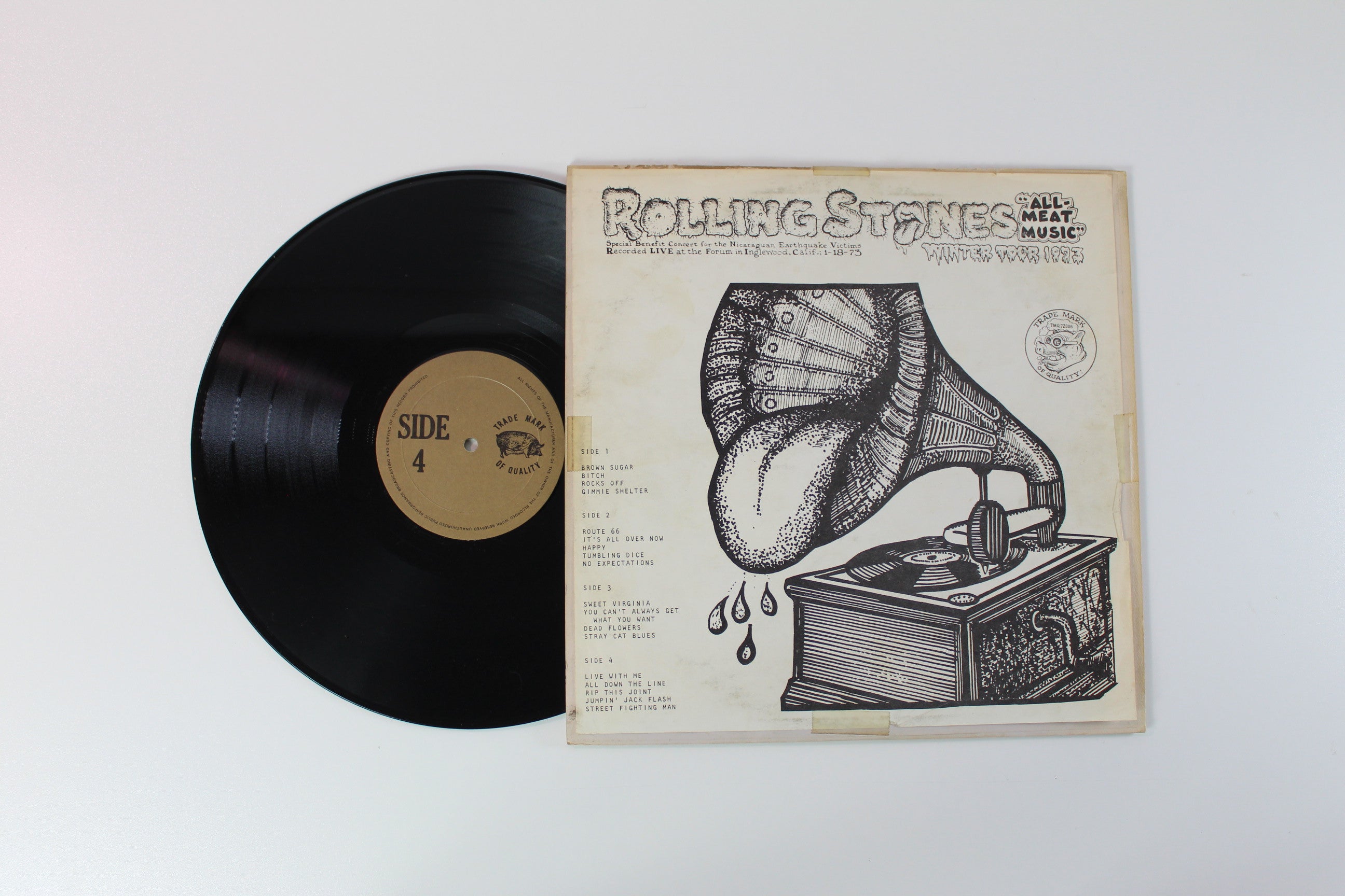 The Rolling Stones - All-Meat Music Winter Tour 1973 Unofficial Pressing