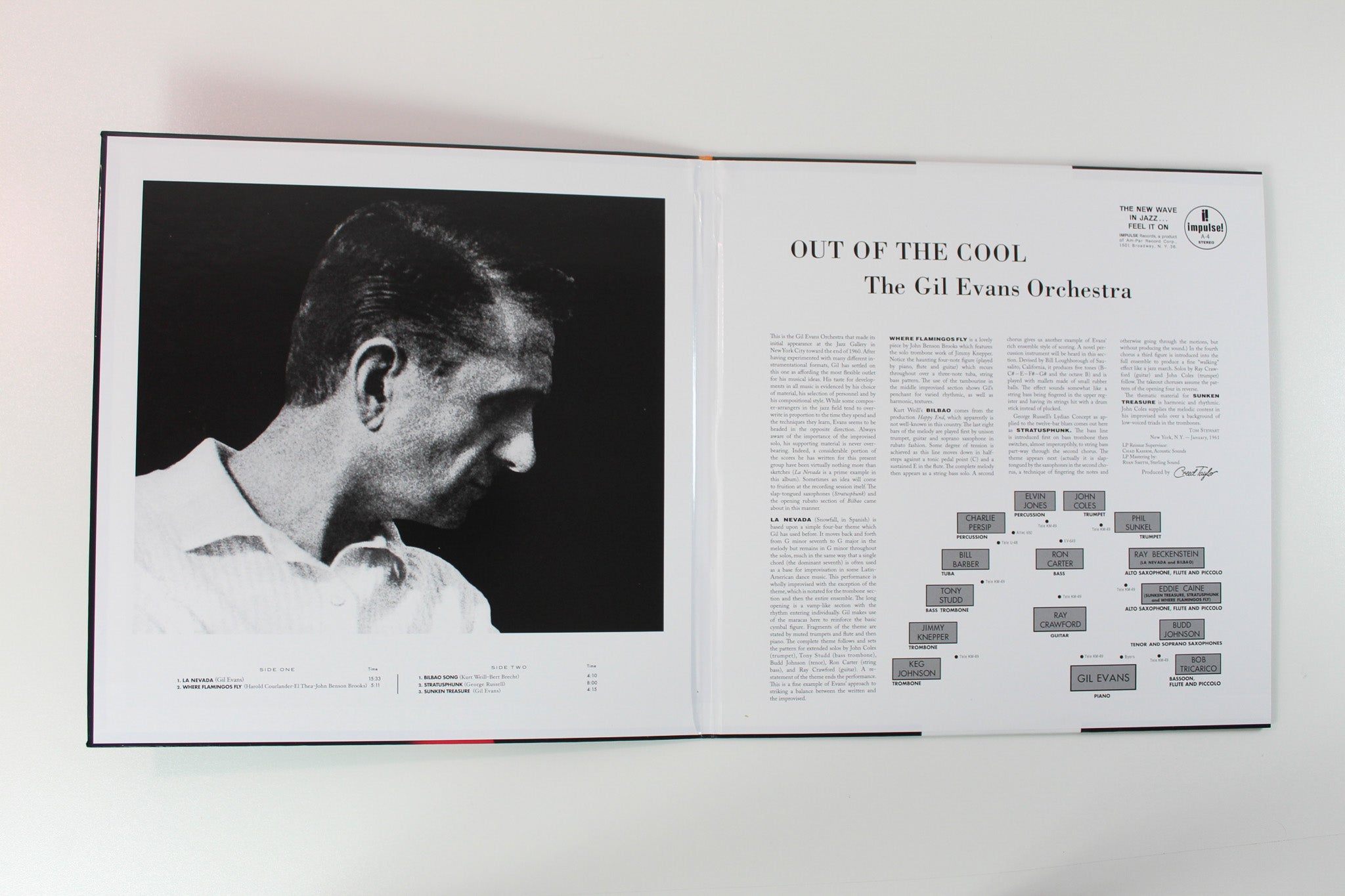 Gil Evans And His Orchestra - Out Of The Cool Acoustic Sounds Series Reissue on Impulse!