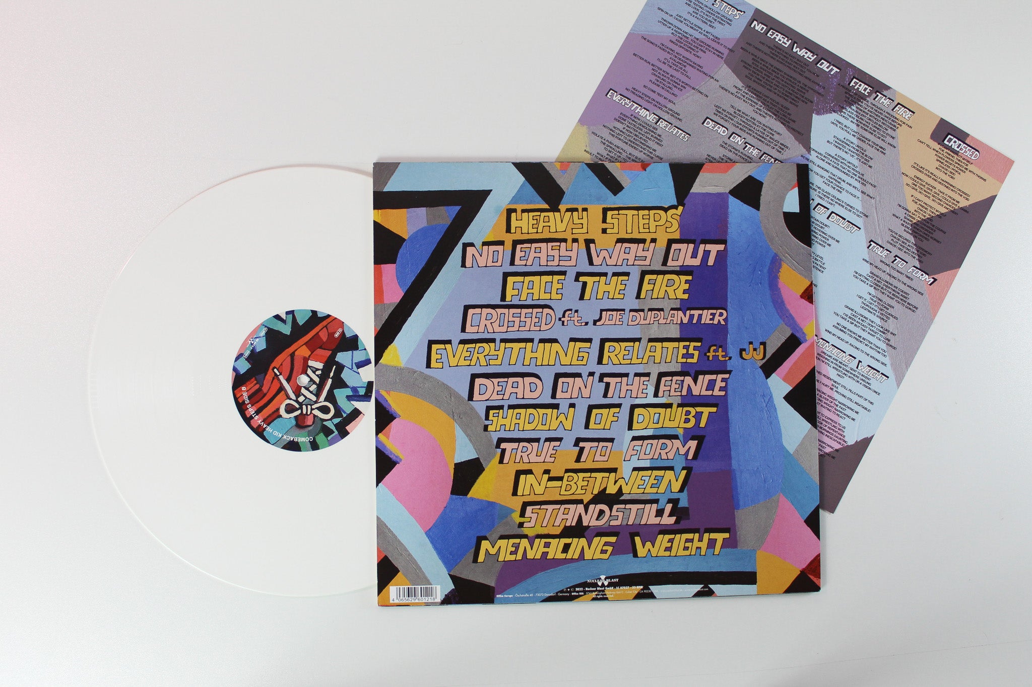 Comeback Kid - Heavy Steps Ltd. White Vinyl on Nuclear Blast