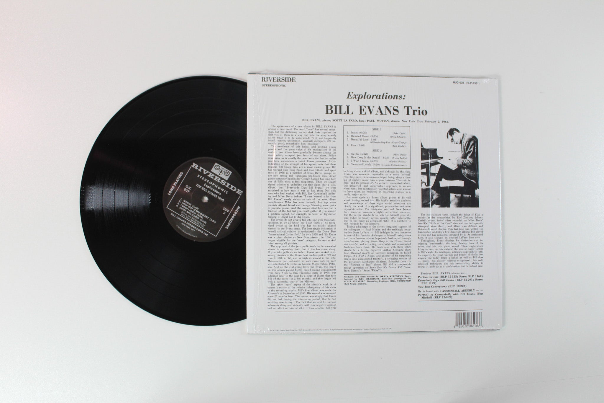 The Bill Evans Trio - Explorations Reissue on OJC/Riverside Records