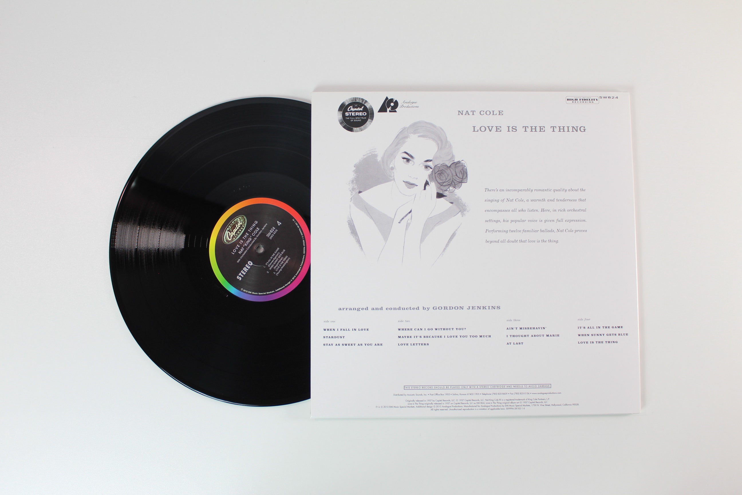 Nat King Cole - Love Is The Thing on Capitol Analogue Productions 45 RPM 180 Gram Reissue