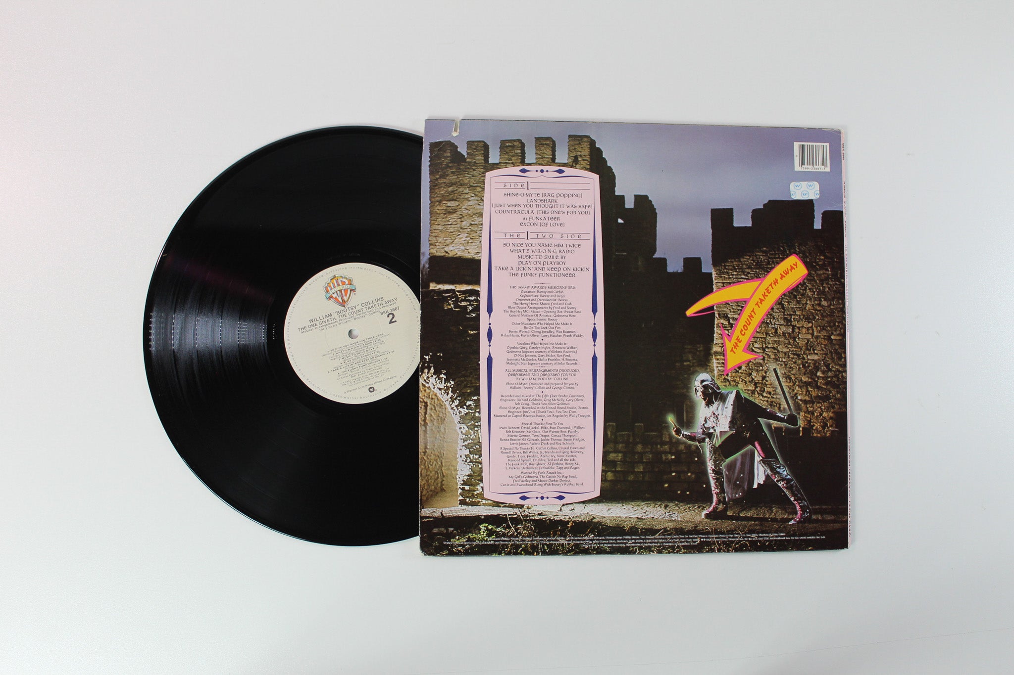 Bootsy Collins - The One Giveth, The Count Taketh Away on Warner Bros. Records