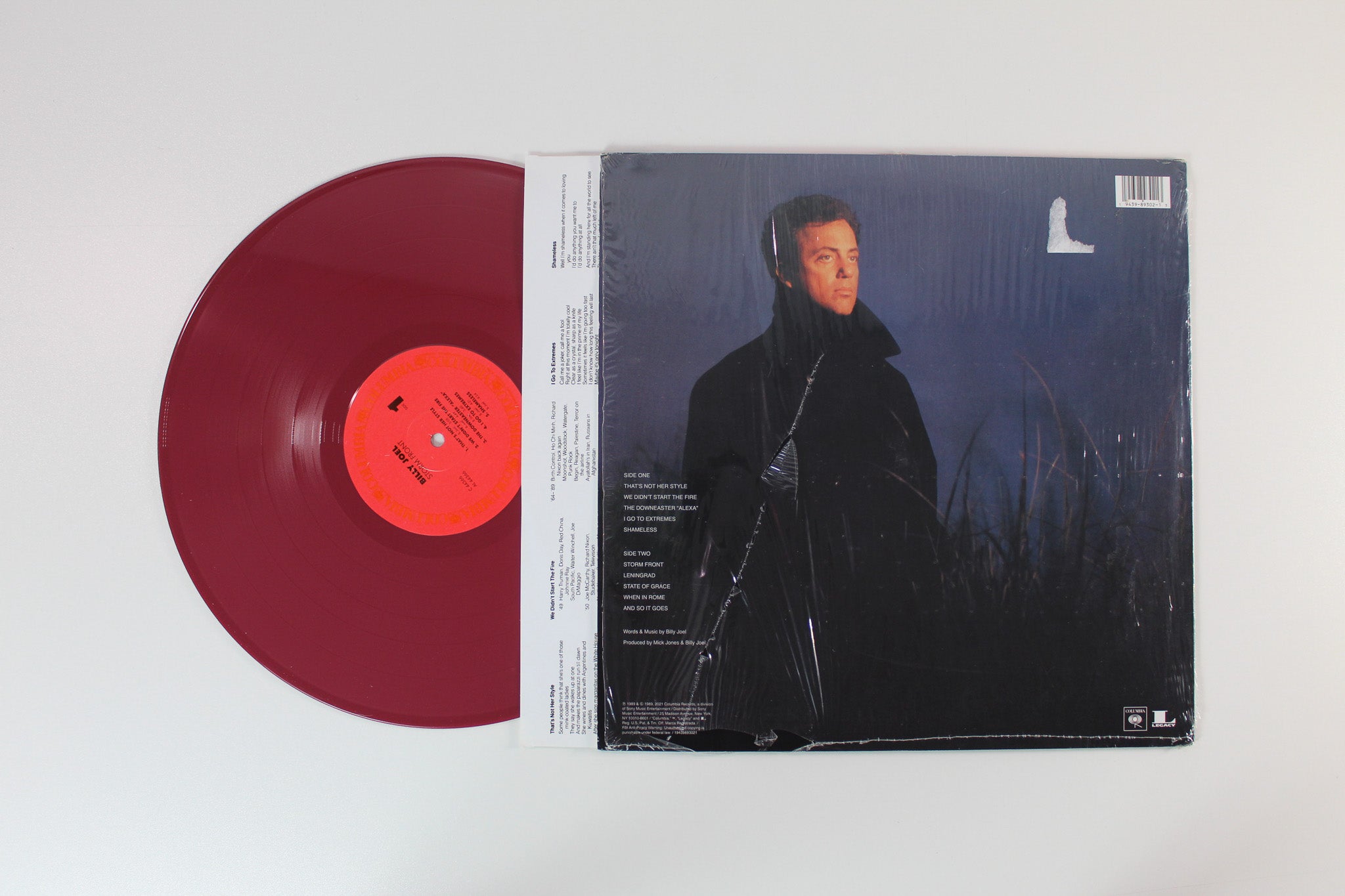 Billy Joel - Storm Front on Columbia Red Vinyl Reissue