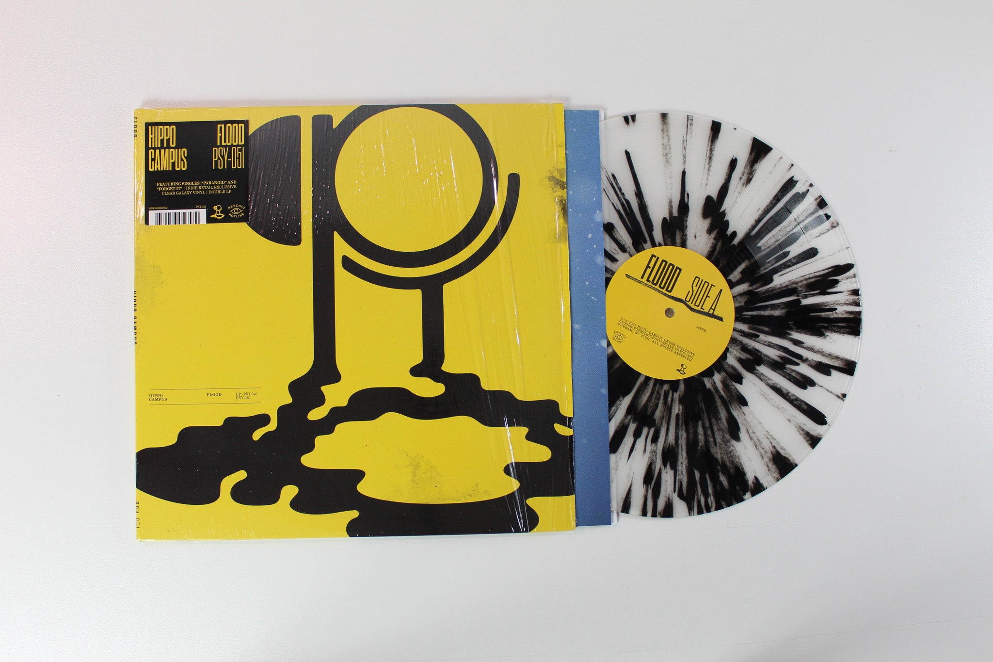 Hippo Campus - Flood Ltd. Clear Galaxy Vinyl on Psychic Hotline