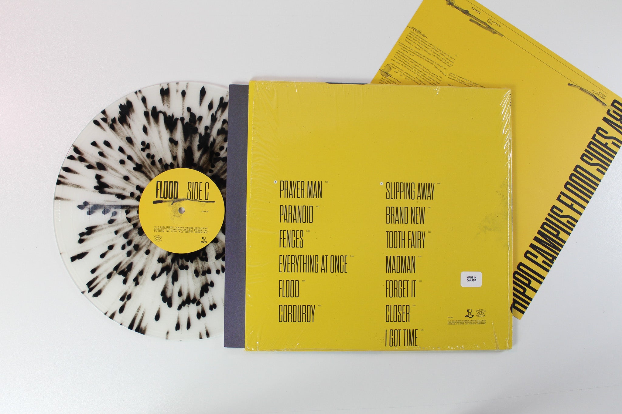 Hippo Campus - Flood Ltd. Clear Galaxy Vinyl on Psychic Hotline