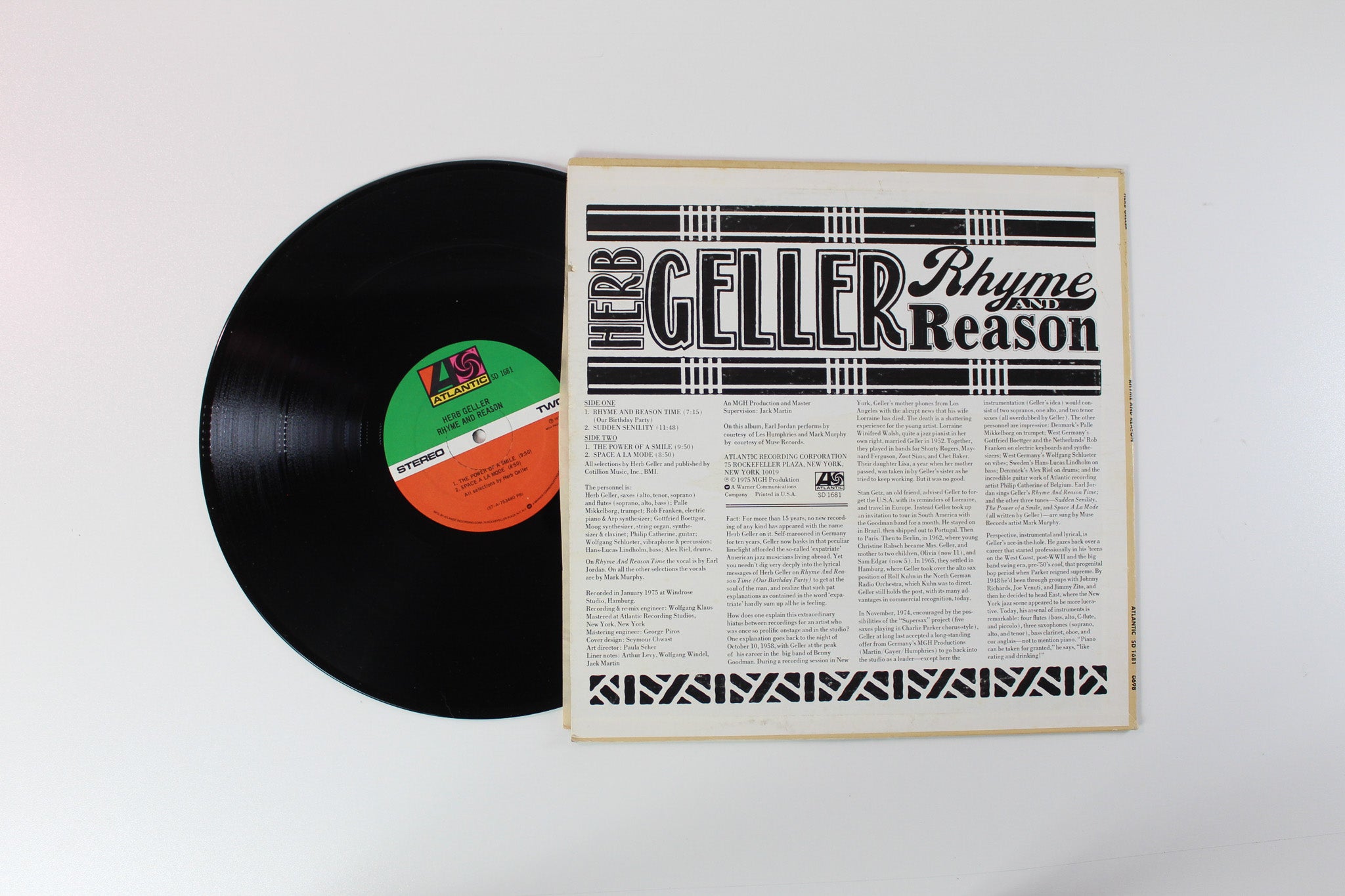 Herb Geller - Rhyme And Reason on Atlantic