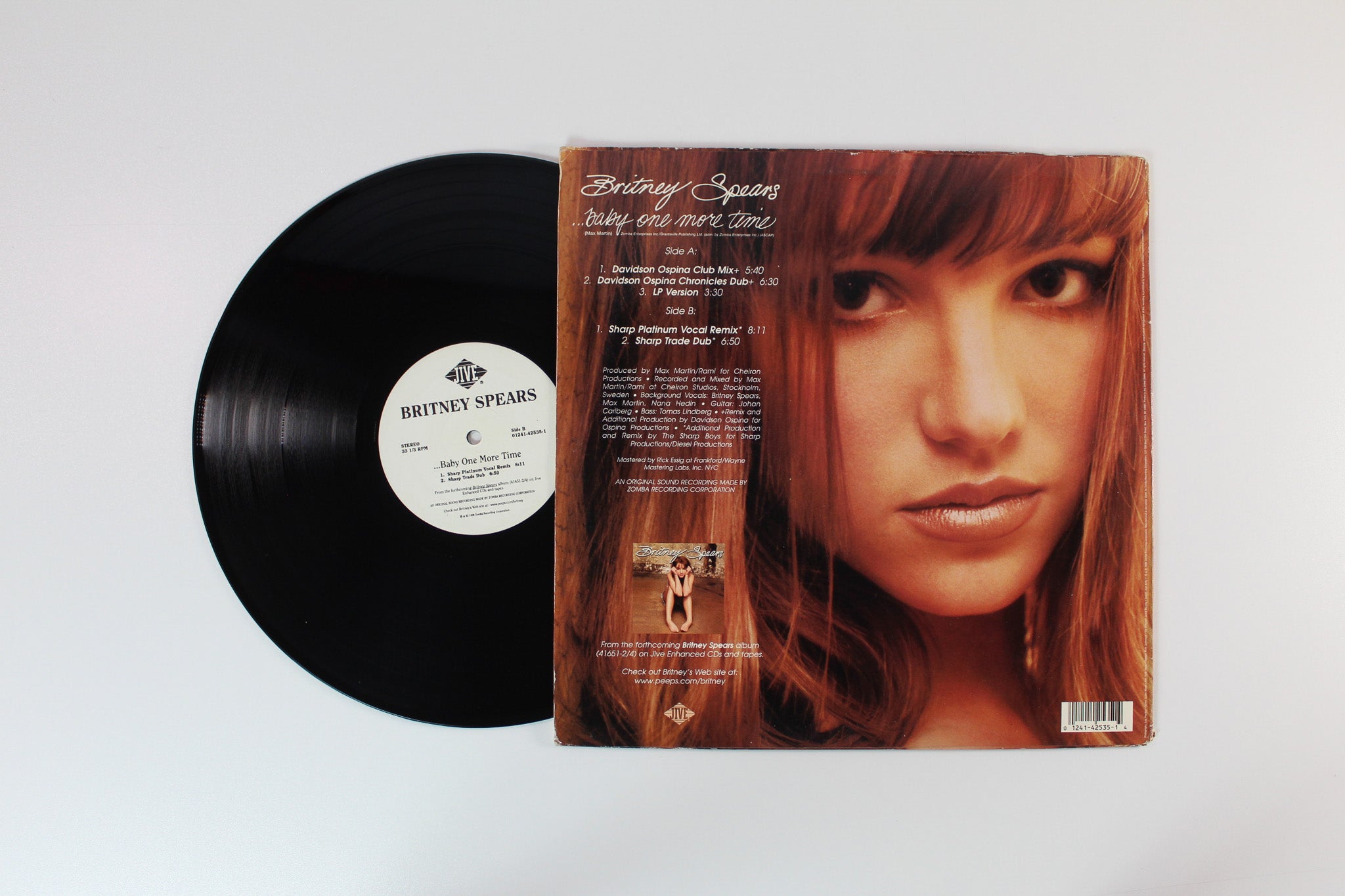 Britney Spears - ...Baby One More Time on Jive Promo 12" Single