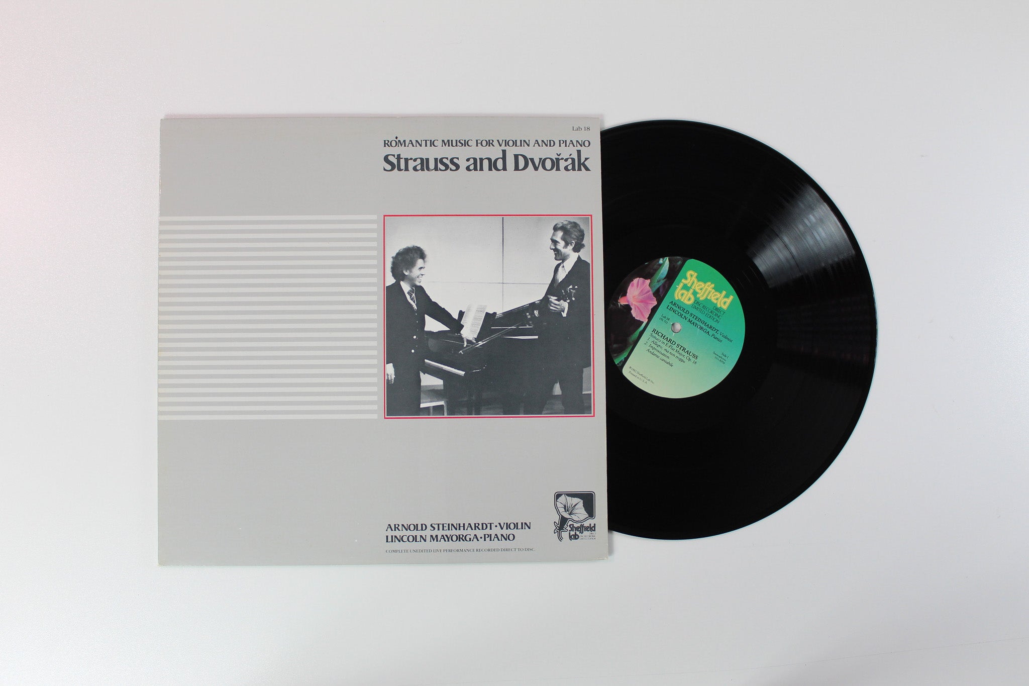 Richard Strauss - Romantic Music For Violin And Piano - Strauss And Dvorak Ltd. on Sheffield Lab