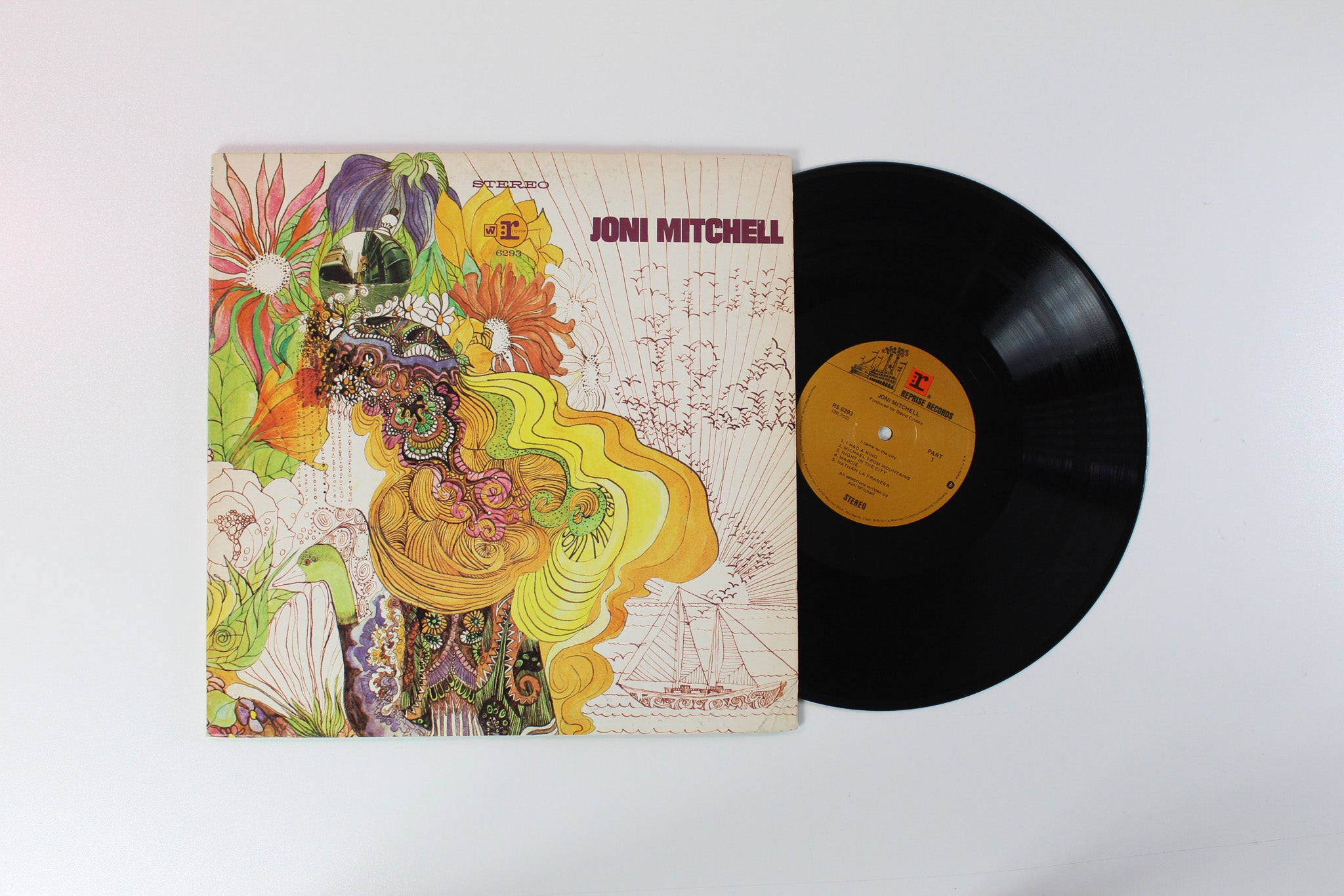 Joni Mitchell - Song To A Seagull Reissue on Reprise Records