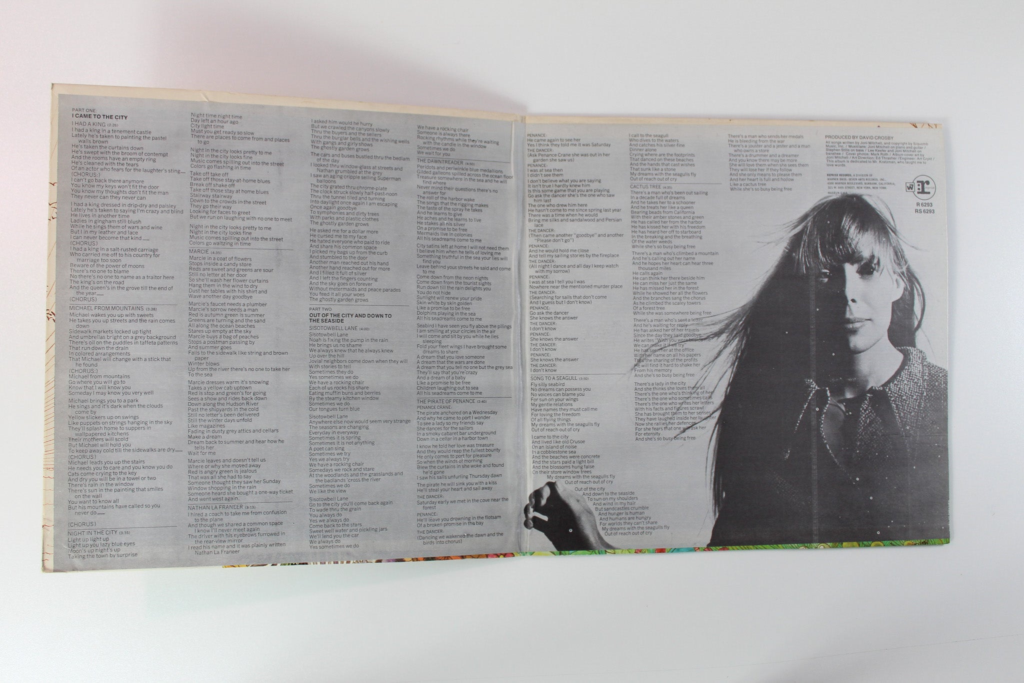 Joni Mitchell - Song To A Seagull Reissue on Reprise Records