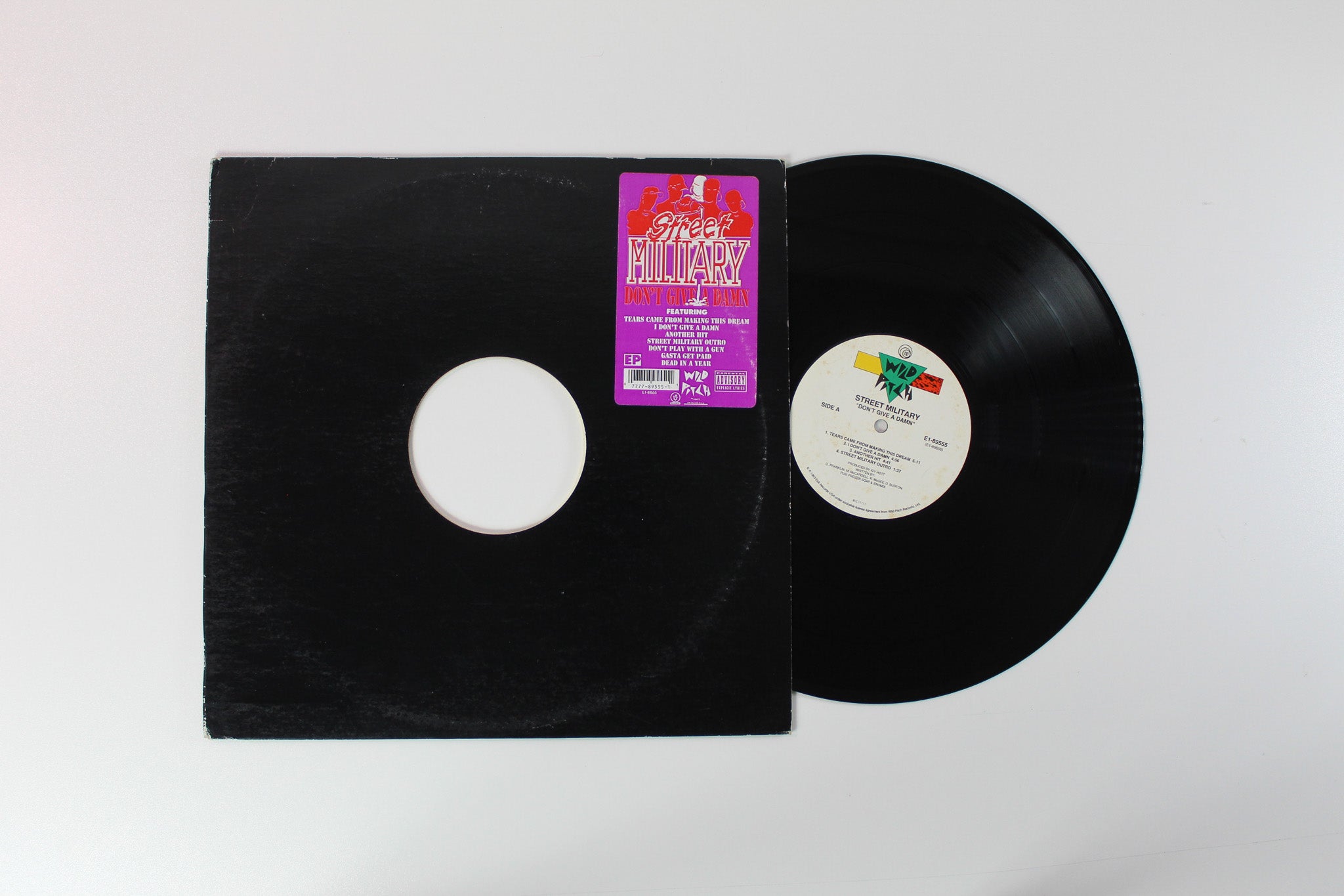 Street Military - Don't Give A Damn 12-inch on Wild Pitch Records