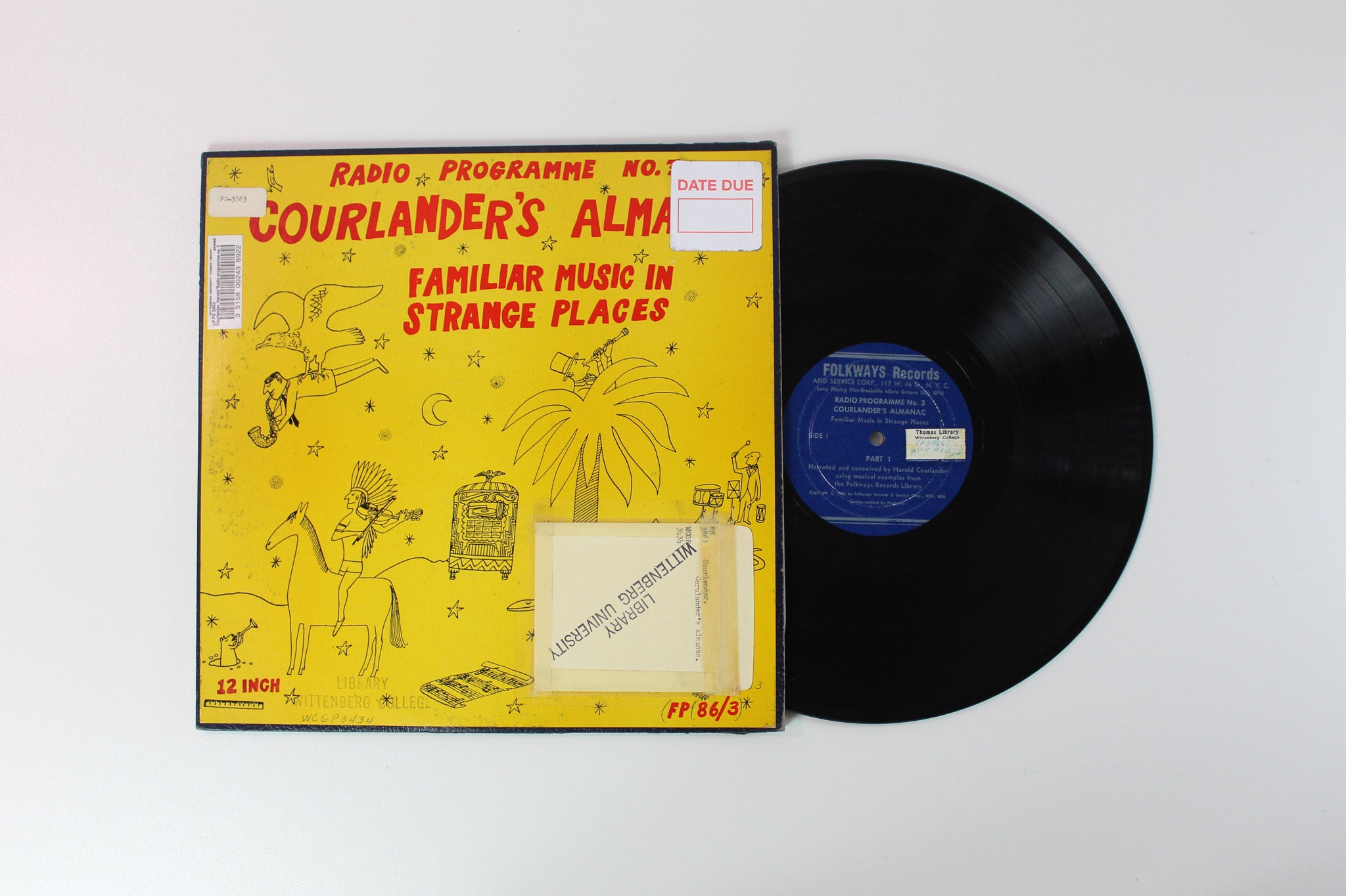 Harold Courlander - Courlander's Almanac: Familiar Music in Strange Places on Folkways Records