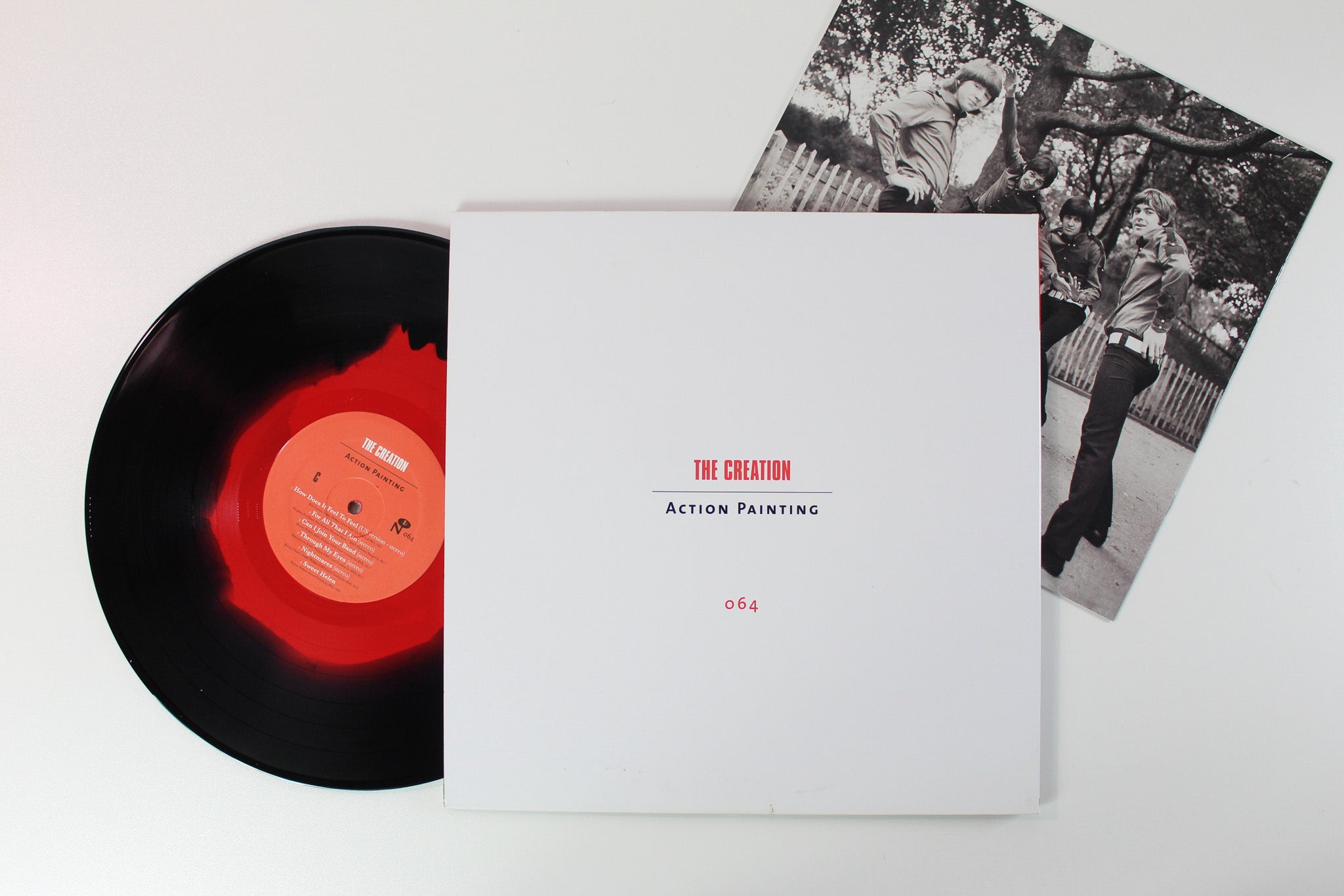 The Creation - Action Painting on Numero Red & Black Haze Vinyl Reissue