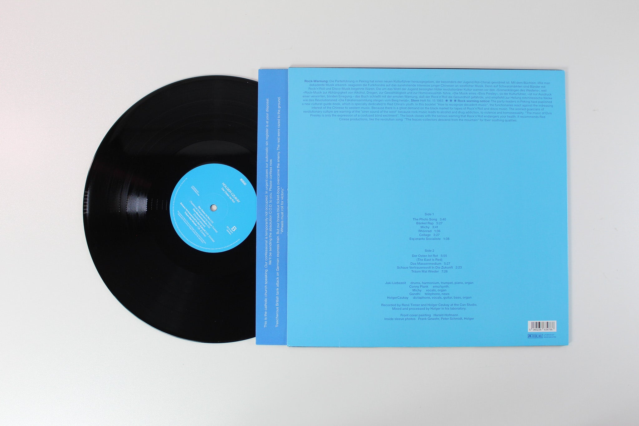 Holger Czukay - Der Osten Ist Rot on Gronland Records Reissue