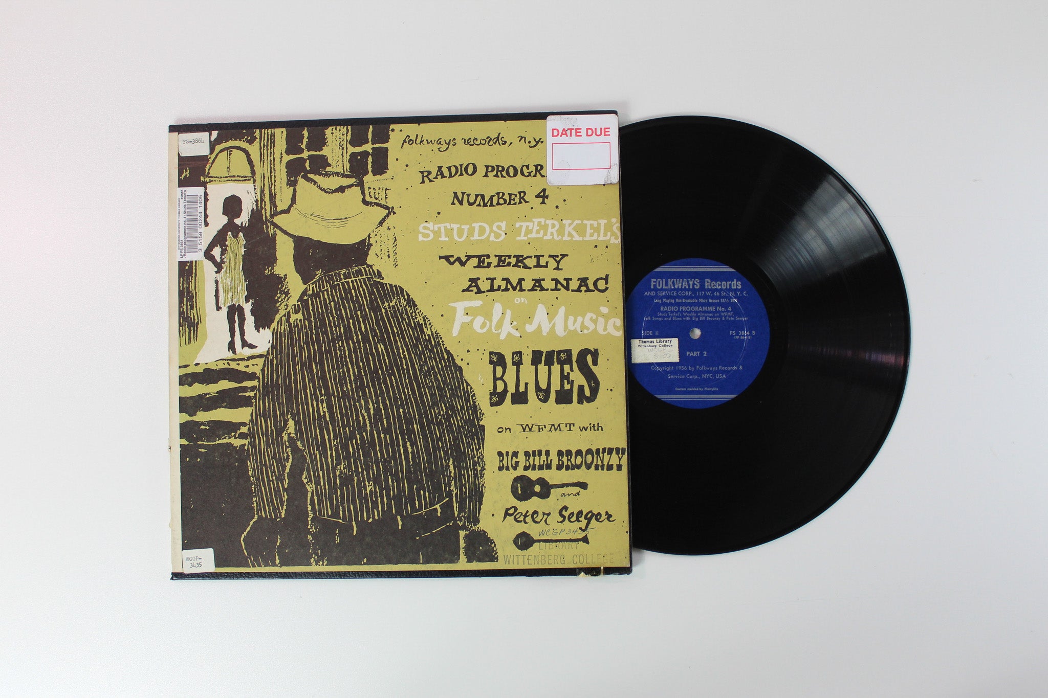 Big Bill Broonzy - Studs Terkel's Weekly Almanac On Folk Music Blues On WFMT With Big Bill Broonzy And Pete Seeger on Folkways Records