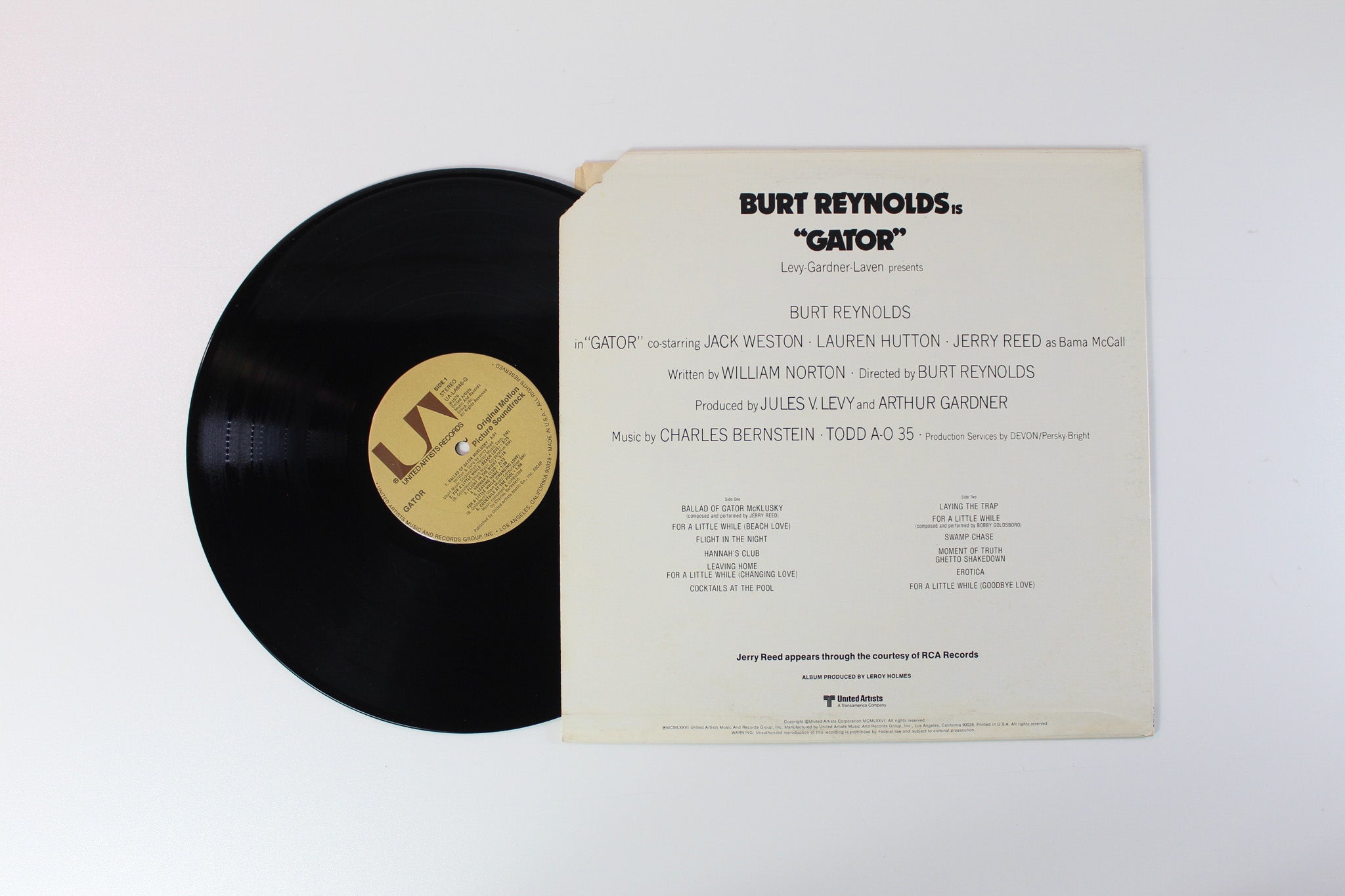 Charles Bernstein - Gator (Original Motion Picture Soundtrack) on United Artists