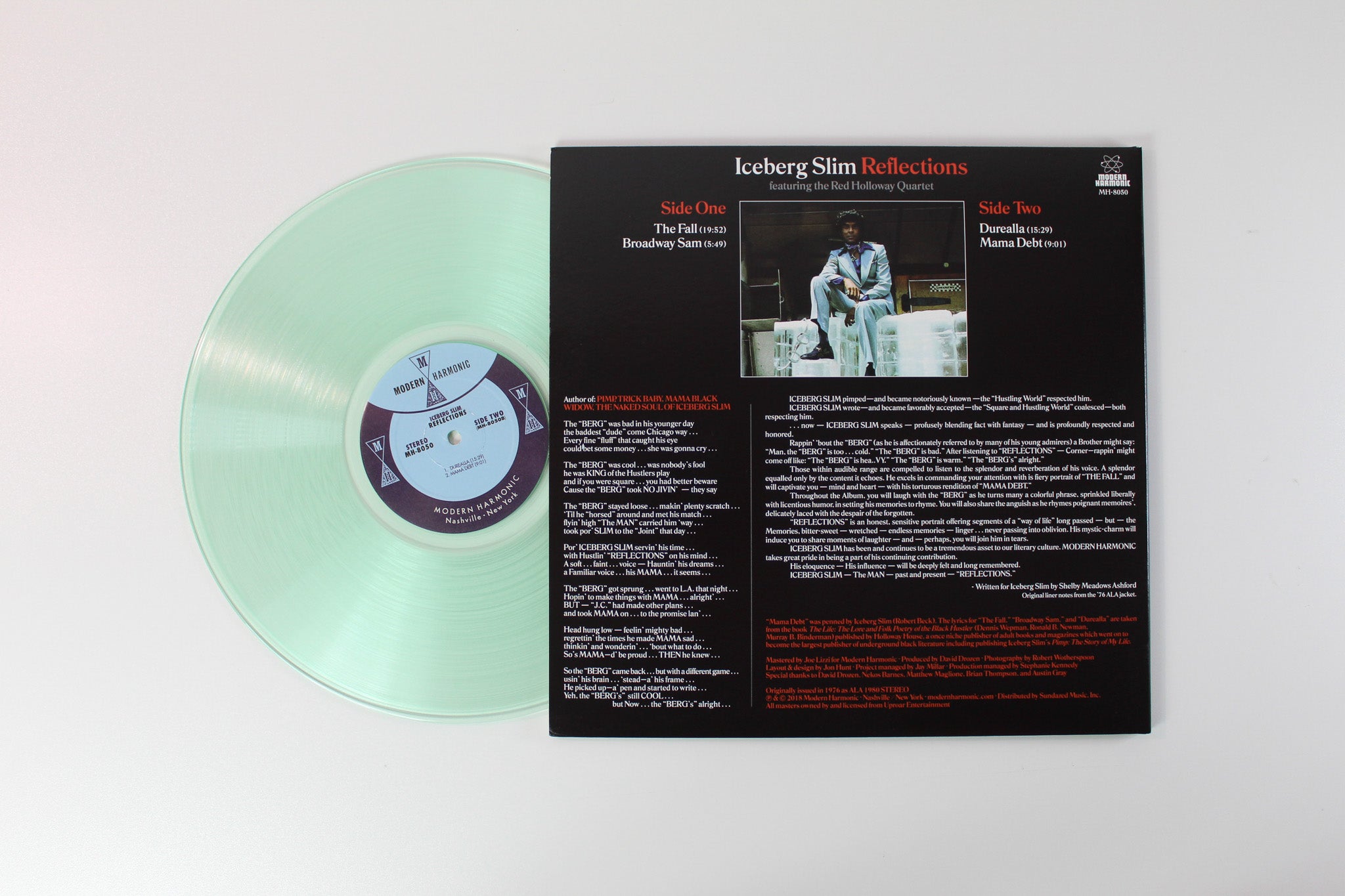 Iceberg Slim - Reflections on Modern Harmonic - Clear Vinyl