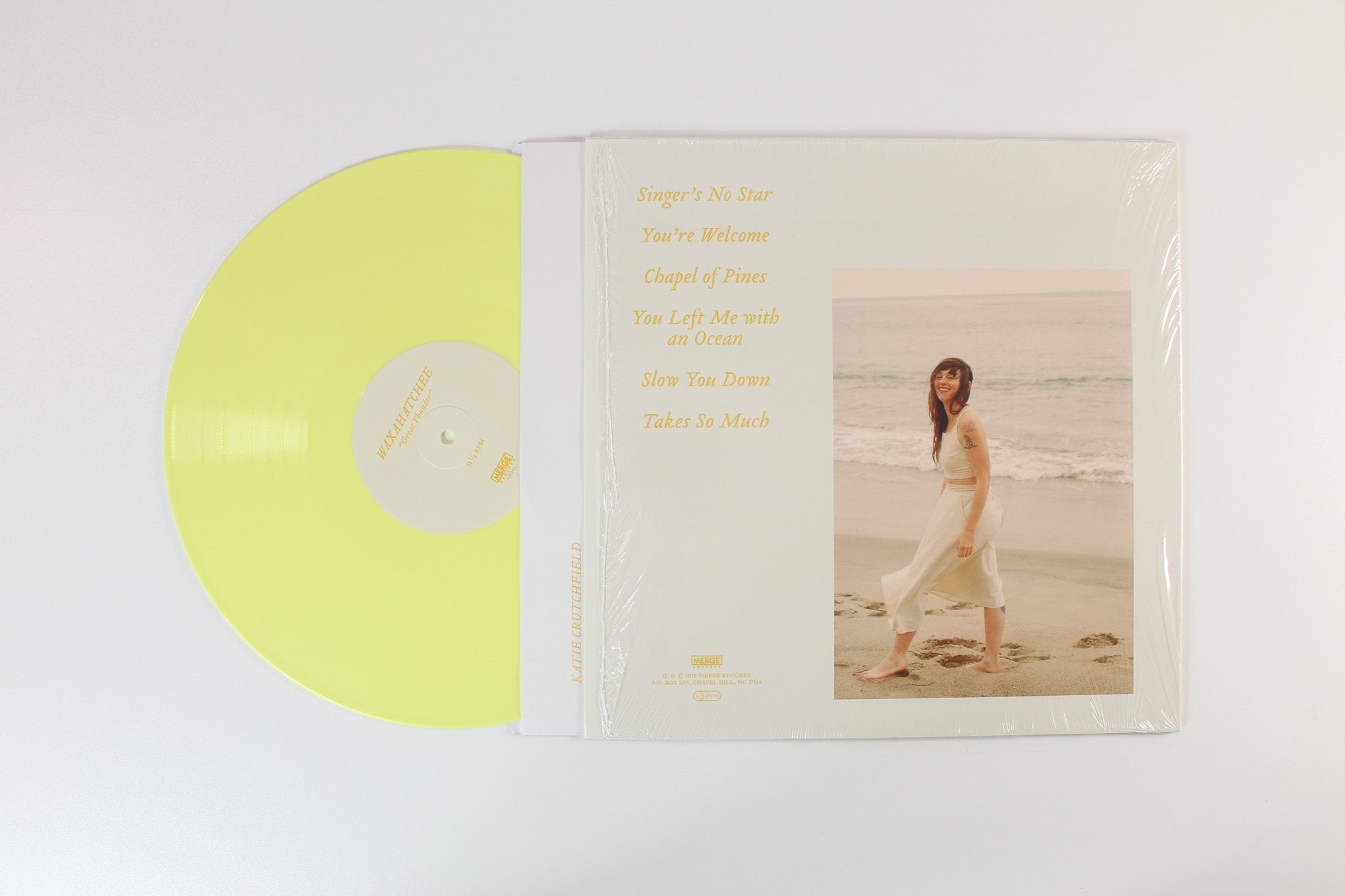 Waxahatchee - Great Thunder on Merge Ltd Yellow Opaque Vinyl