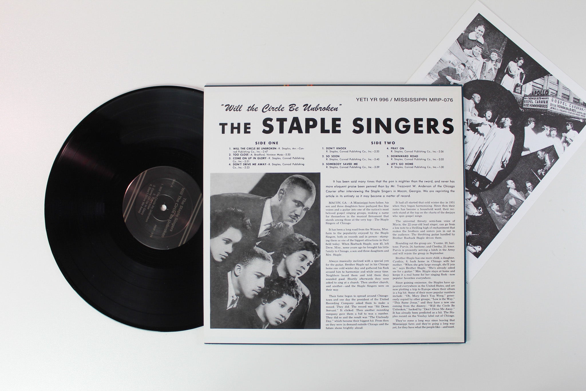 The Staple Singers - Will The Circle Be Unbroken on Yeti Mississippi Reissue