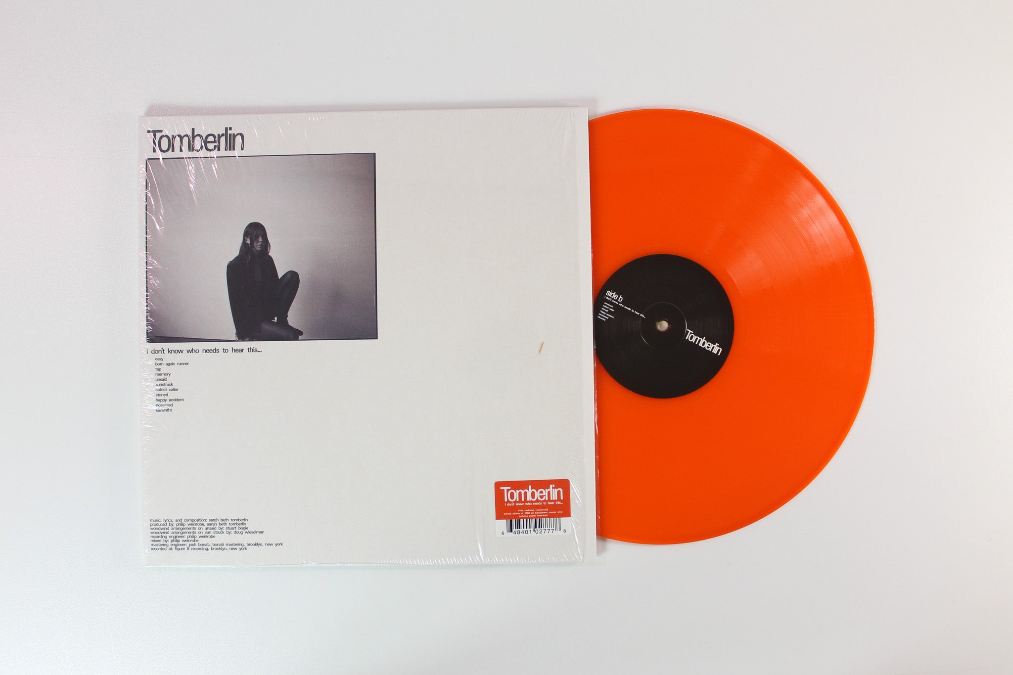 Tomberlin - I Don't Know Who Needs To Hear This... on Saddle Creek Ltd Orange Transparent Sunstruck Vinyl