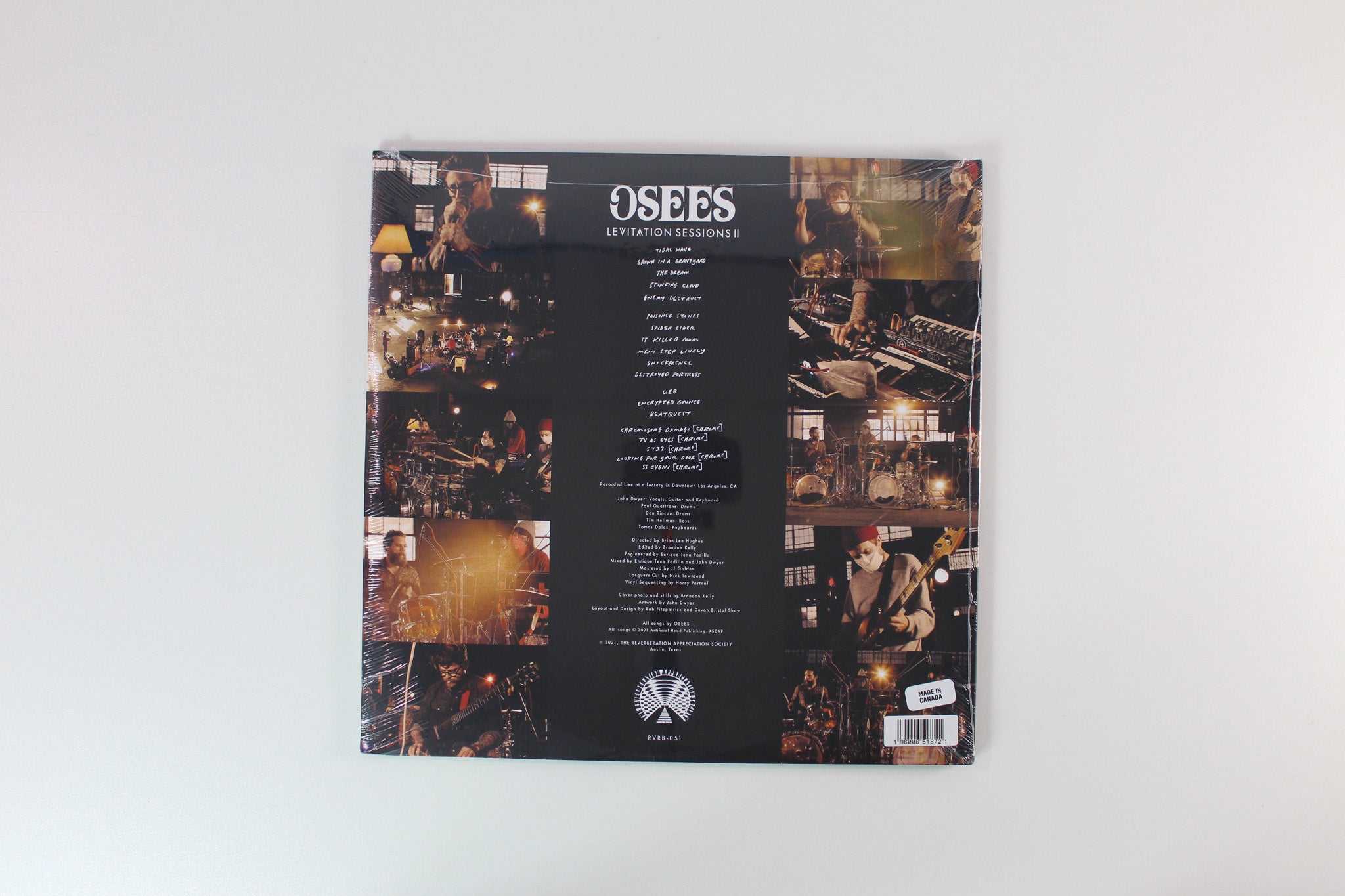 Thee Oh Sees - Levitation Sessions II on Reverberation Appreciation Society Ltd Crimson Smoke Vinyl Sealed