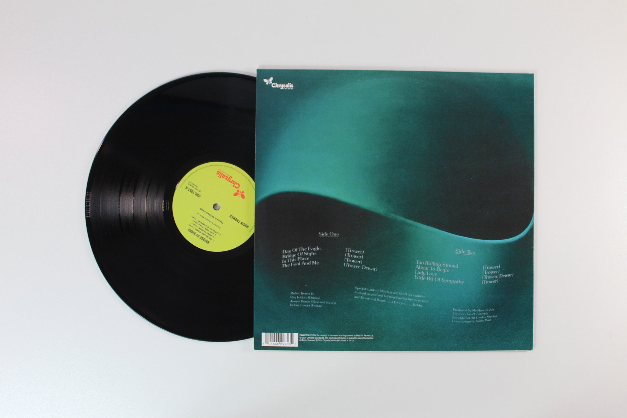 Robin Trower - Bridge Of Sighs on Chrysalis Reissue
