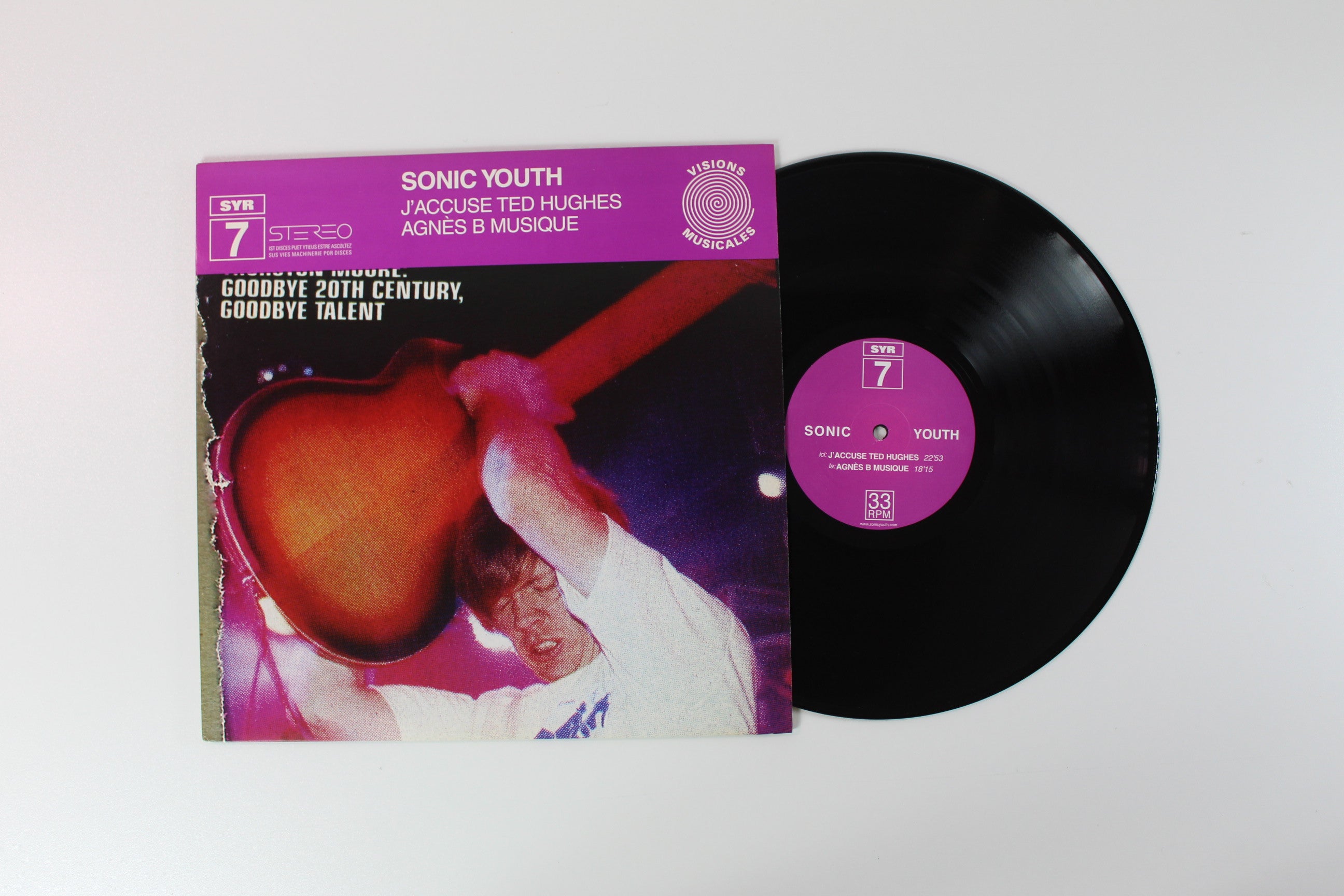 Sonic Youth - J'accuse Ted Hughes / Agnès B Musique on Sonic Youth Records