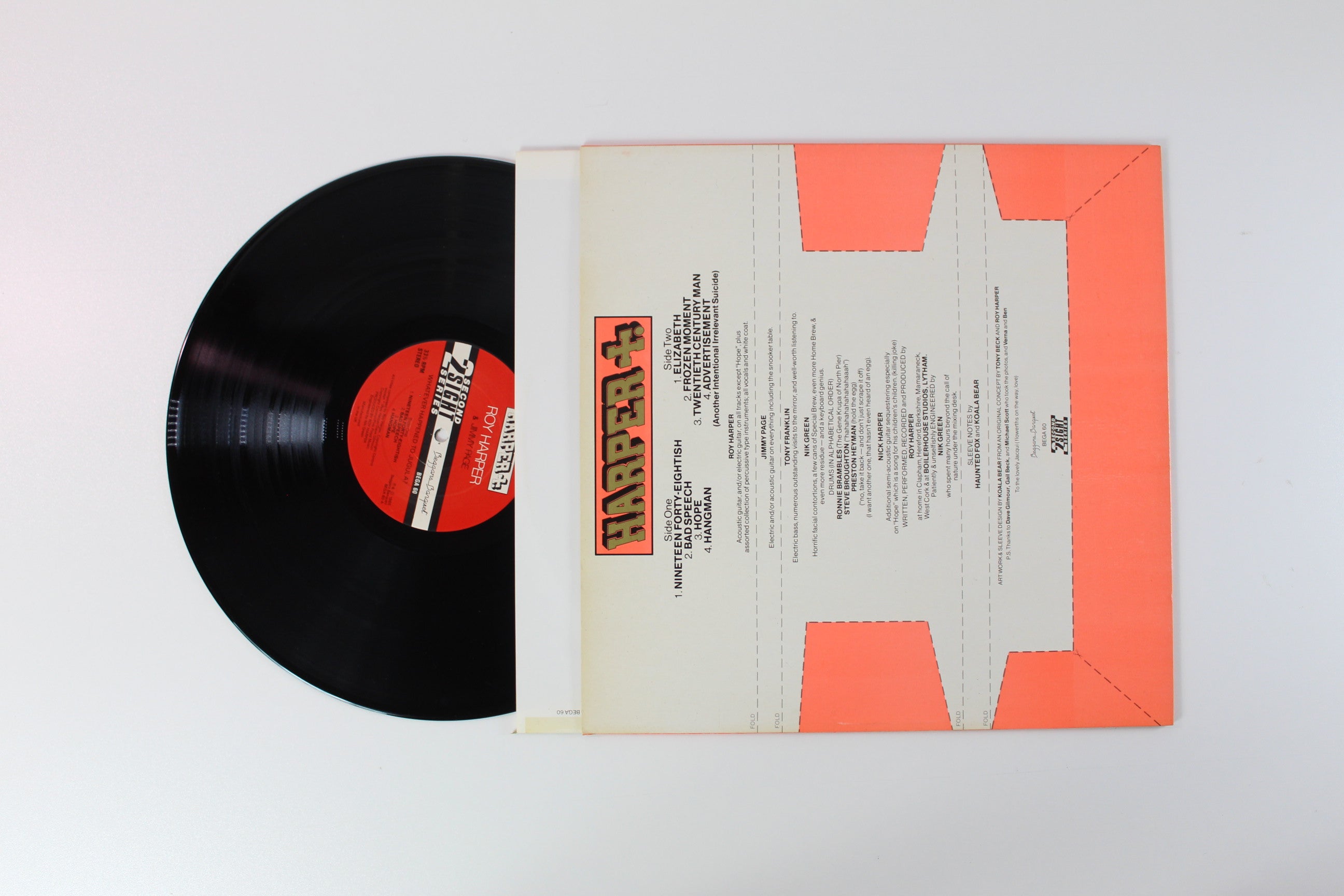 Roy Harper & Jimmy Page - Whatever Happened To Jugula? on Beggars Banquet UK Press