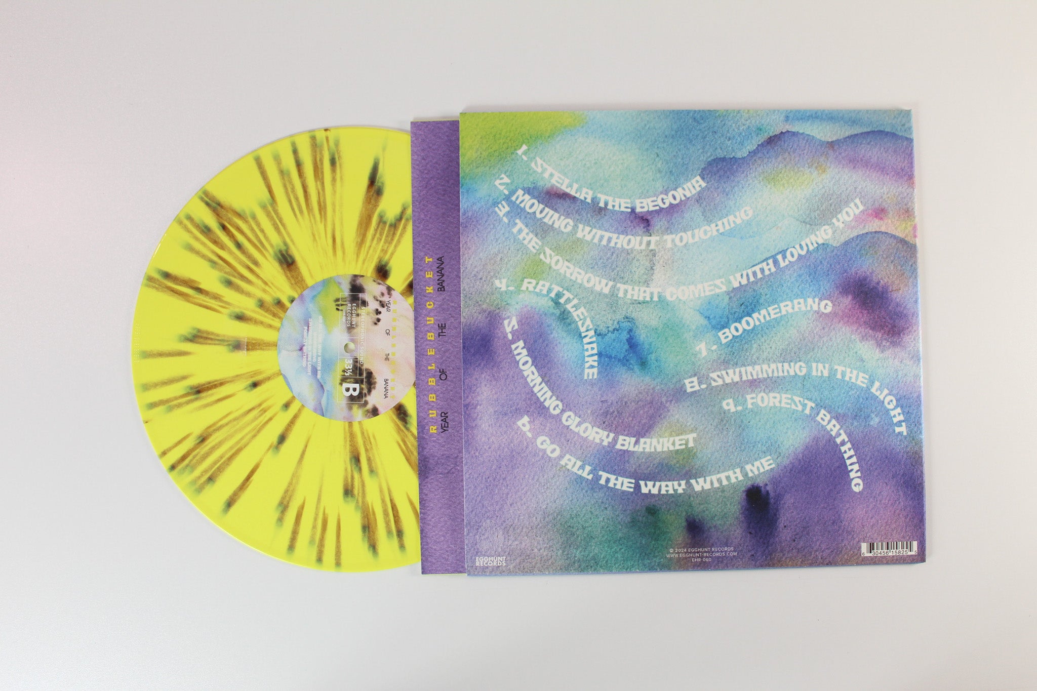 Rubblebucket - Year Of The Banana on EggHunt Ltd Ripe Banana Splatter