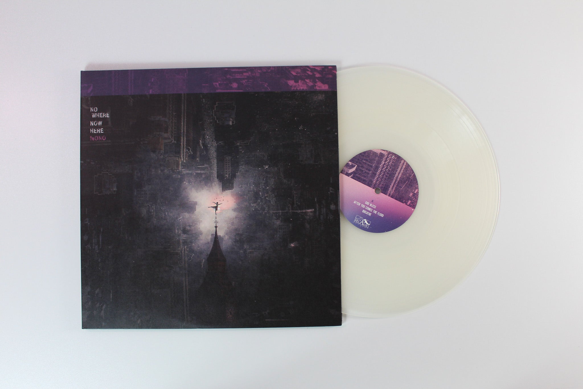 Mono - Nowhere Now Here on Pelagic Ltd Clear Vinyl Reissue