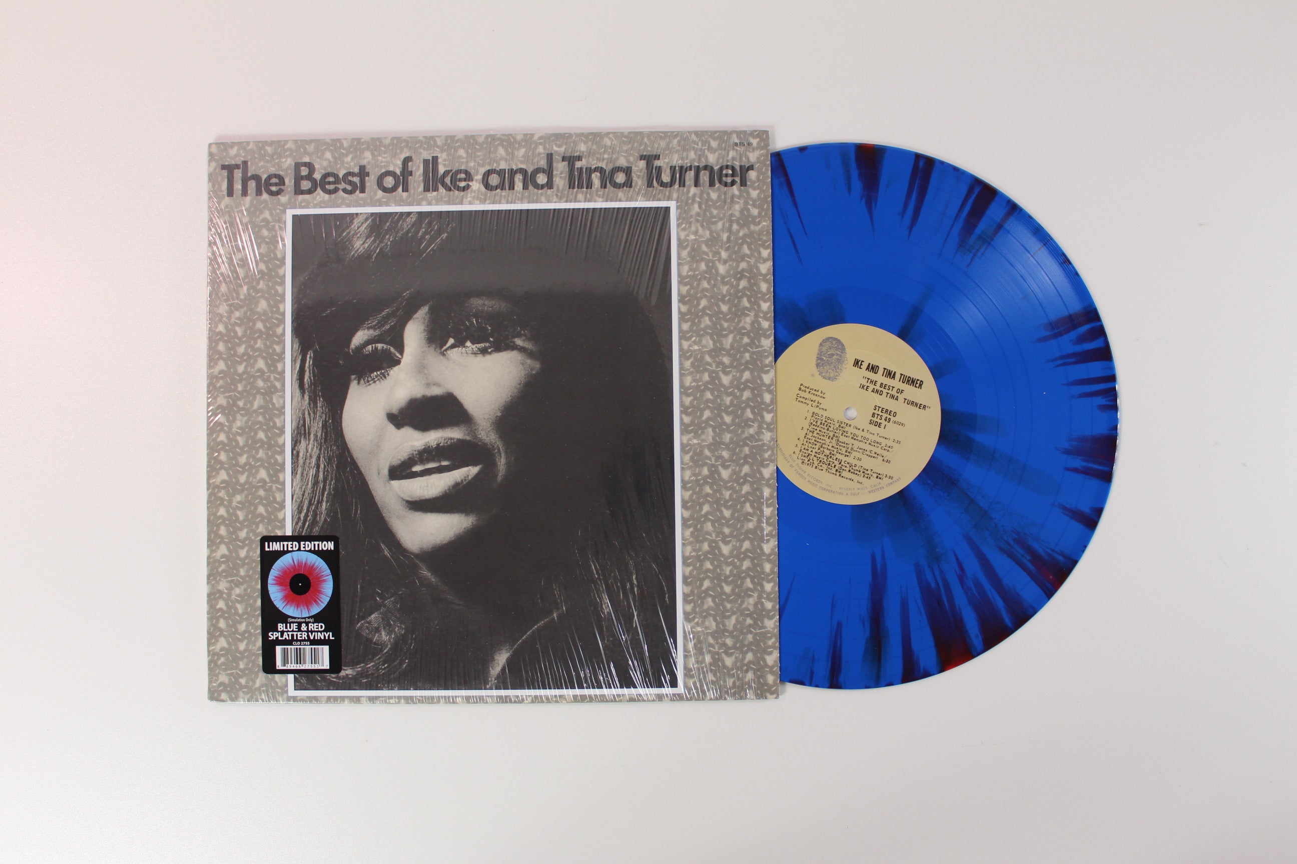 Ike & Tina Turner - The Best Of Ike And Tina Turner on Blue Thumb Records - Splatter Vinyl