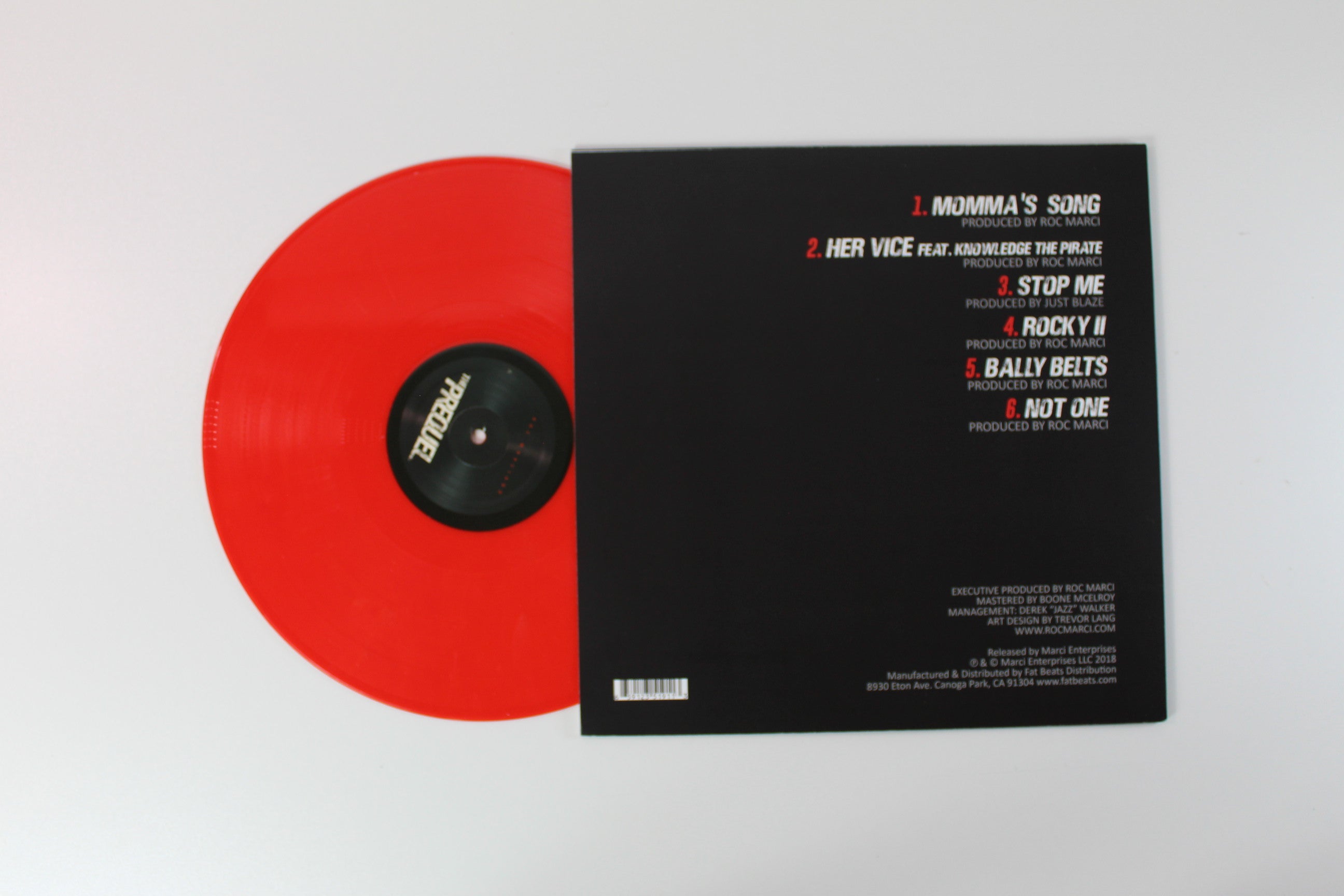 Roc Marciano - The Prequel on Marci Enterprises Red Vinyl