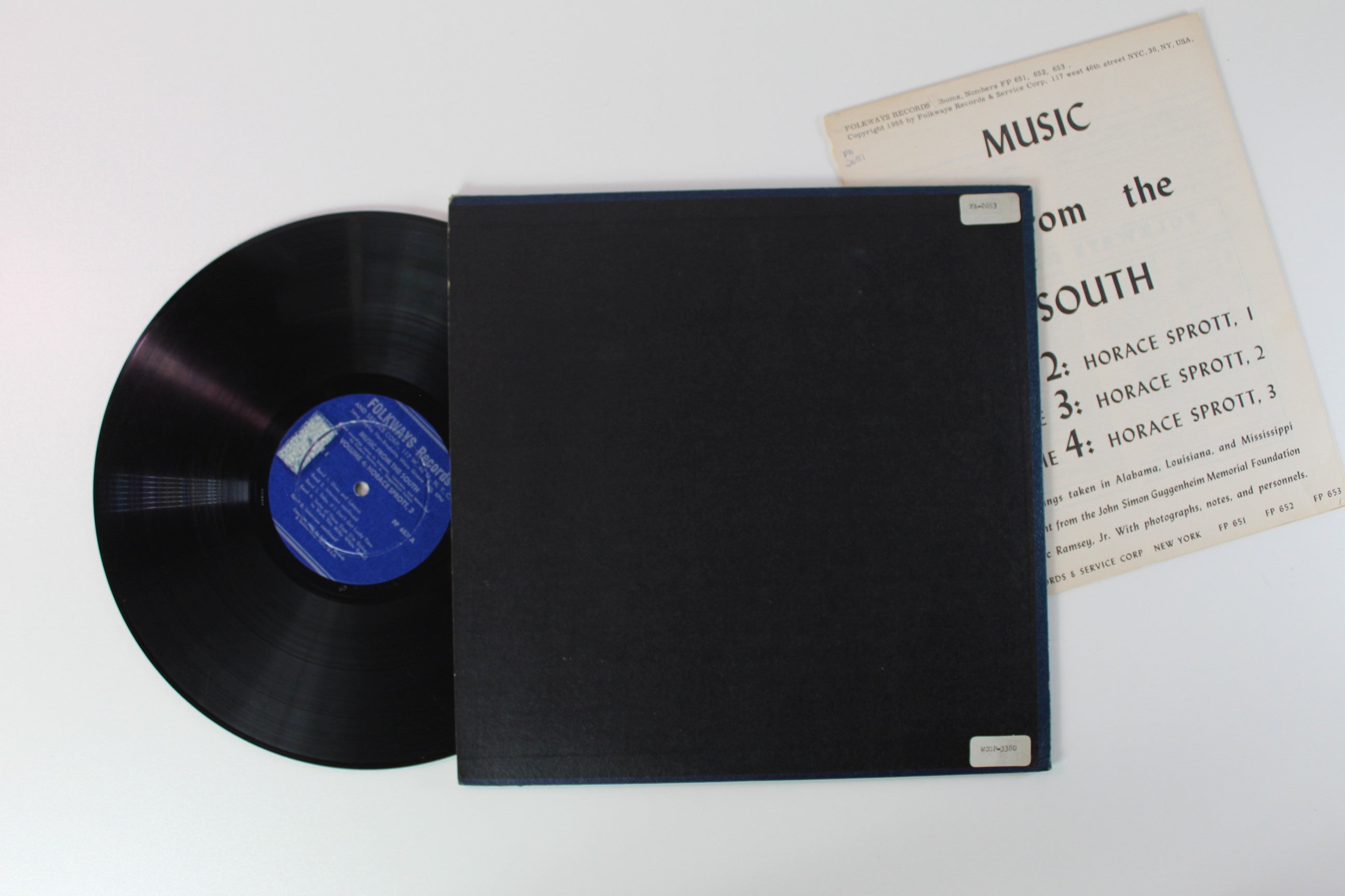 Horace Sprott - Music From The South, Volume 4: Horace Sprott, 3 on Folkways Records