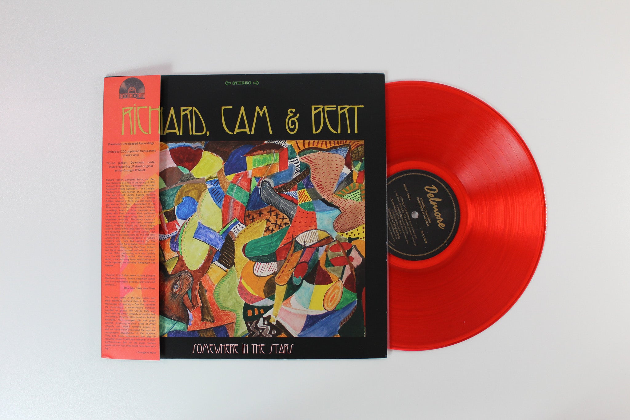 Richard, Cam & Bert - Somewhere In The Stars on Delmore Recording Society RSD 2024 Red Vinyl