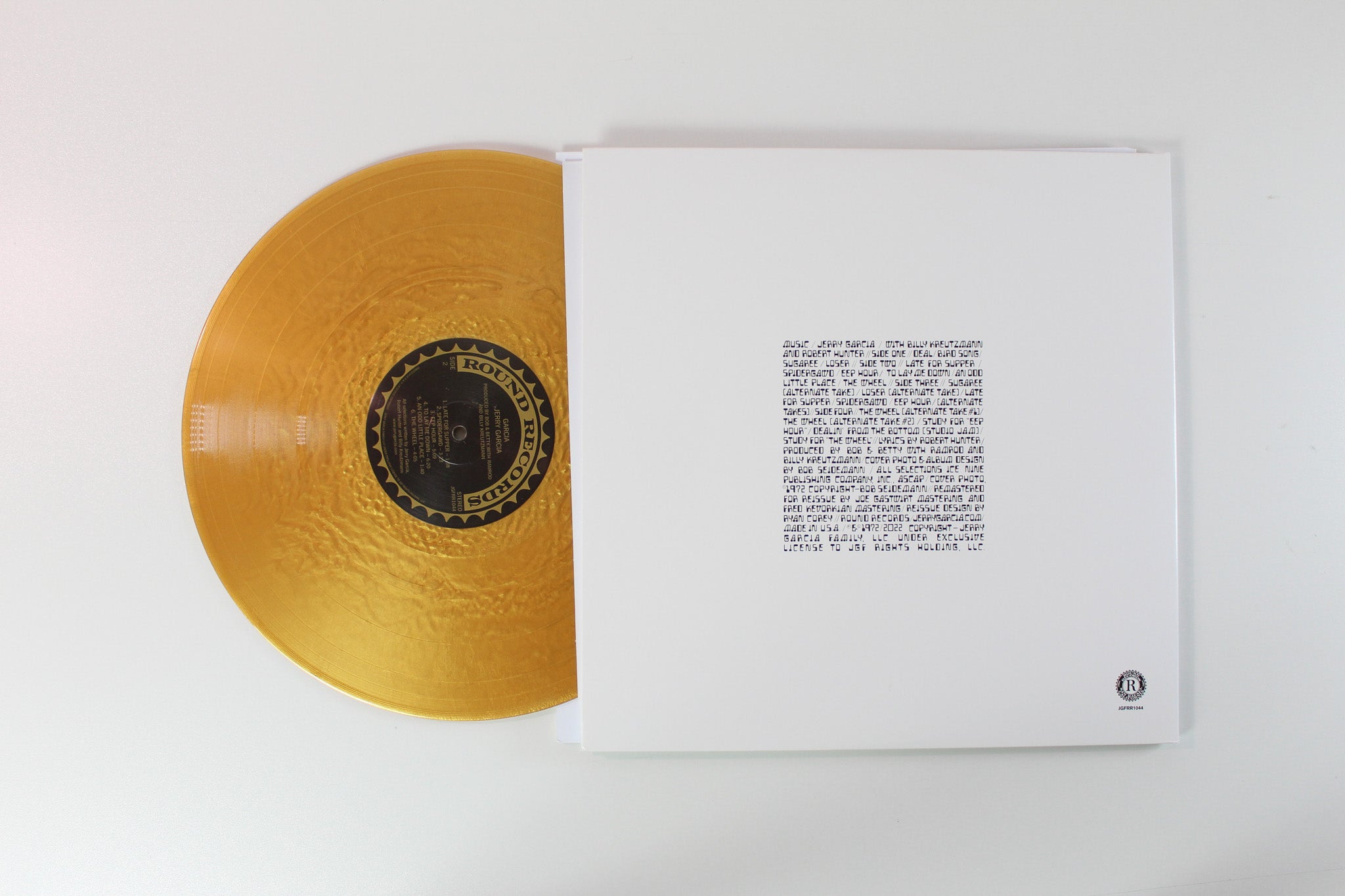 Jerry Garcia - Garcia on Rounder Ltd Deluxe Edition Gold Nugget Vinyl Reissue