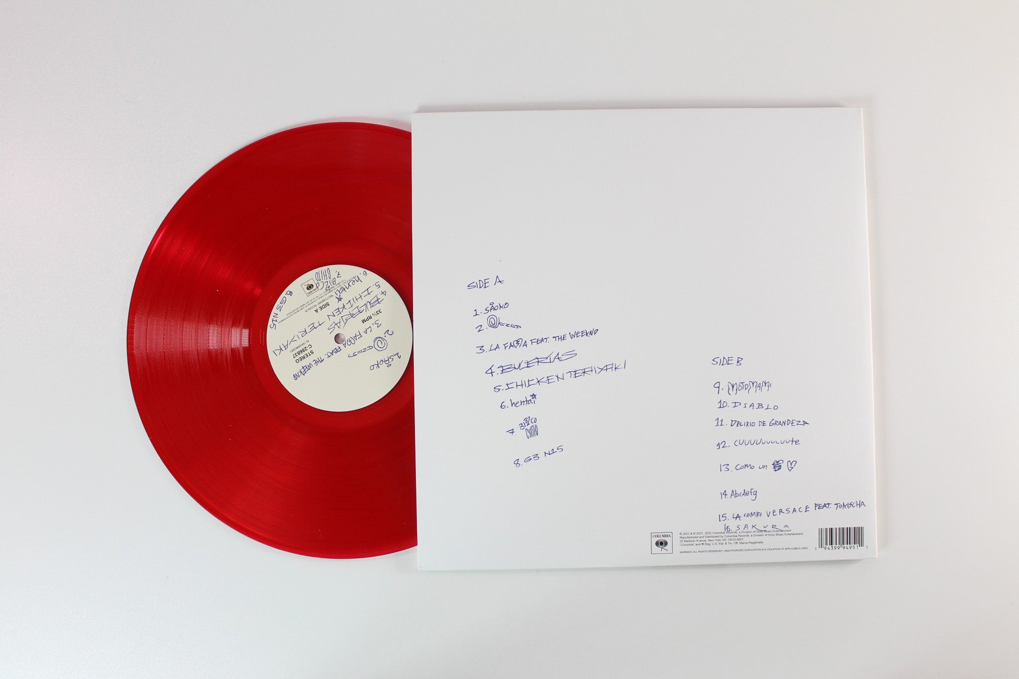 Rosalía - Motomami on Columbia Red Translucent Vinyl