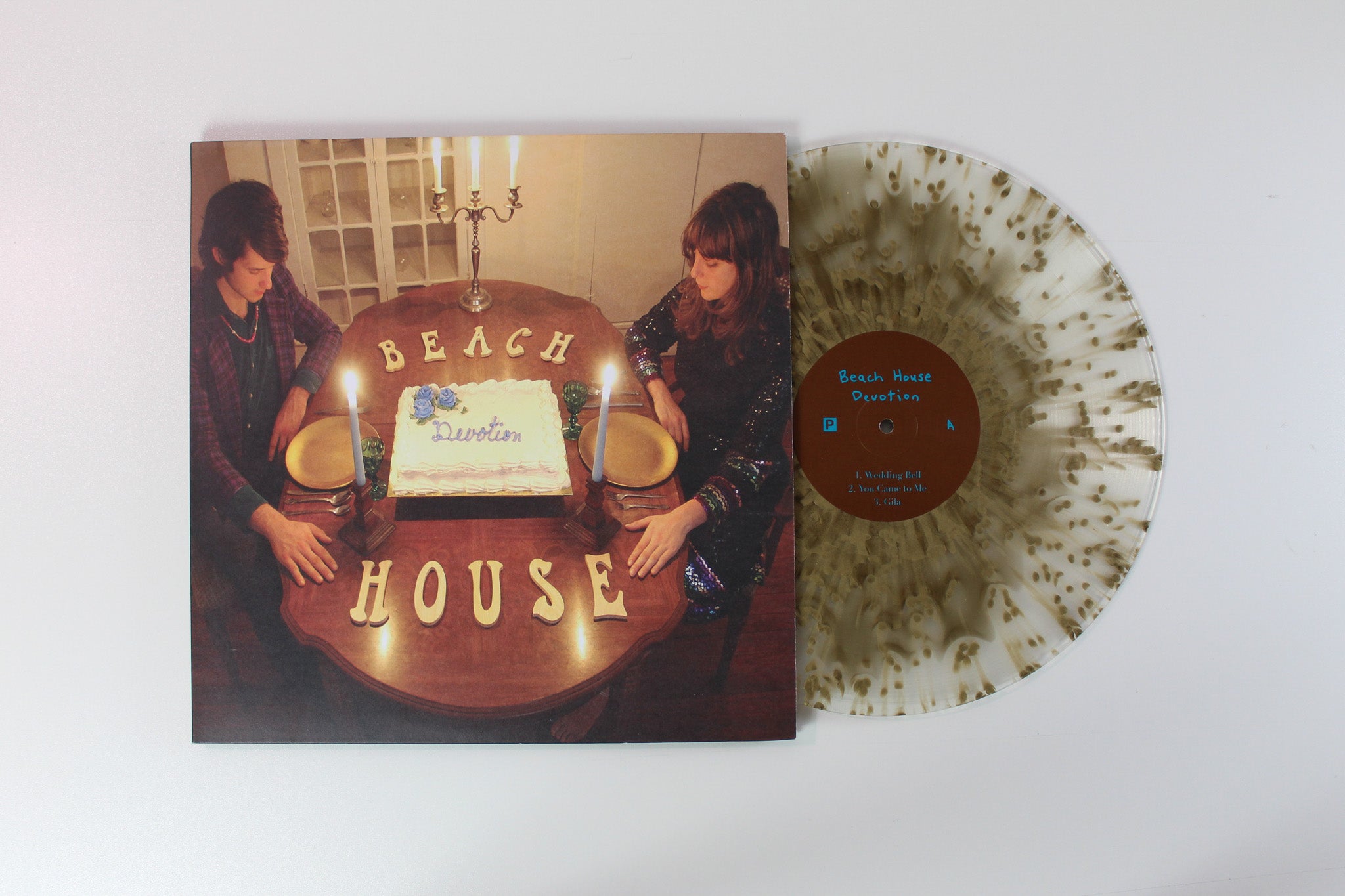 Beach House - Devotion on Carpark Vinyl Me Please Gold Cloud Burst Vinyl Reissue