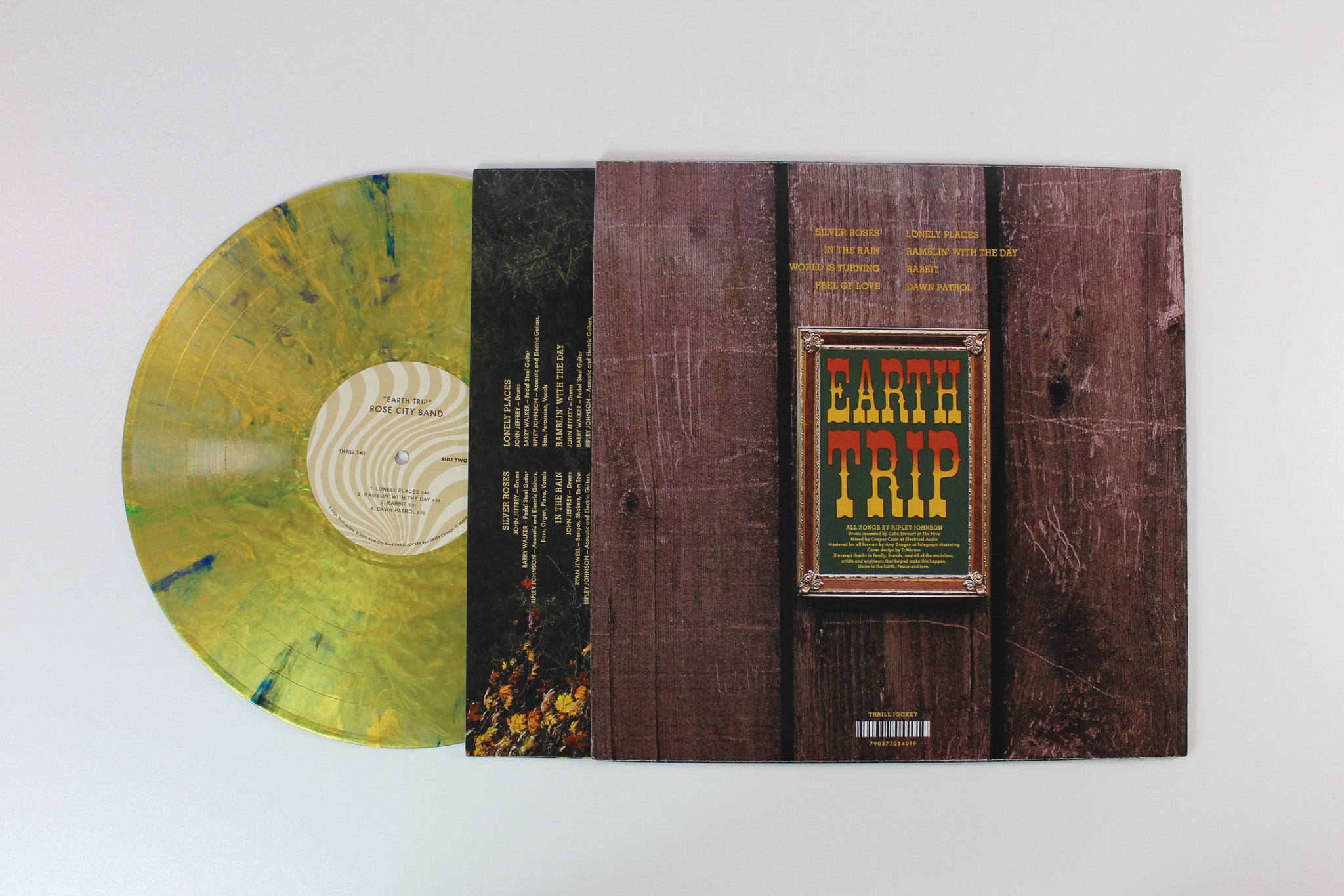 Rose City Band - Earth Trip on Thrill Jockey Ltd Forest Green Vinyl