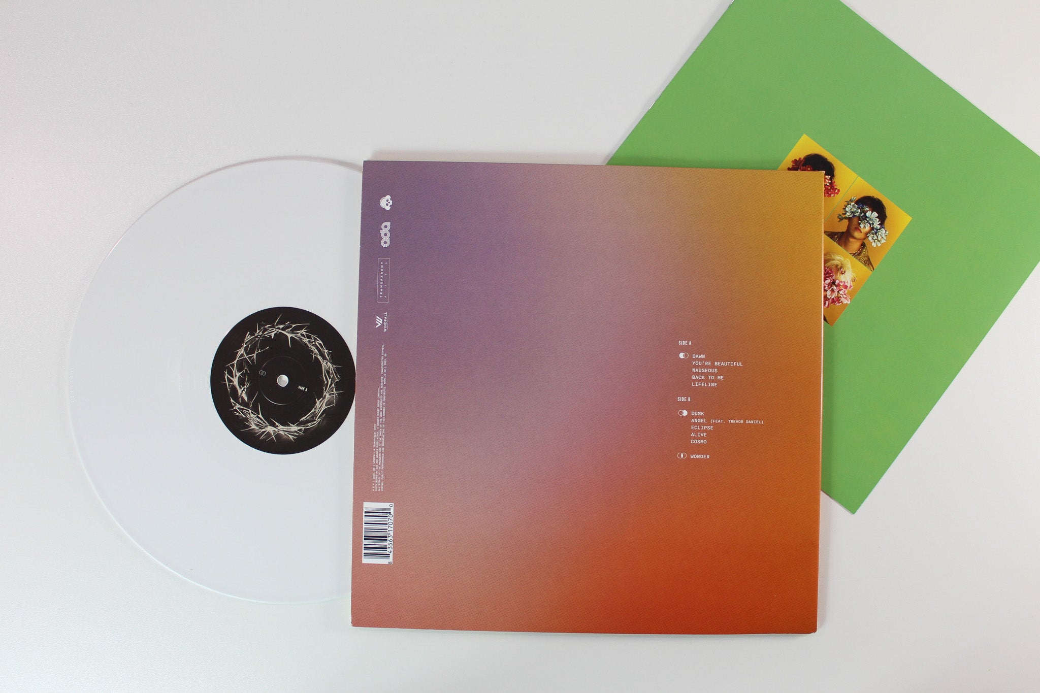 The Rose - DUAL (Dawn Version) - LP on Transparent Arts White Vinyl