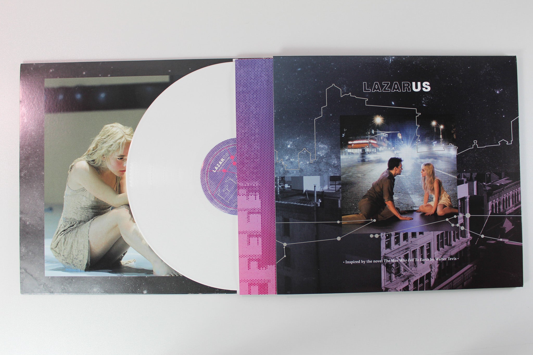 Original New York Cast Of Lazarus - Lazarus on Columbia Ltd Black / White Vinyl