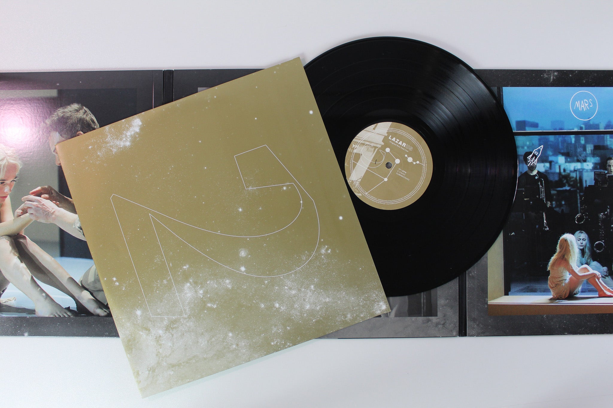 Original New York Cast Of Lazarus - Lazarus on Columbia Ltd Black / White Vinyl