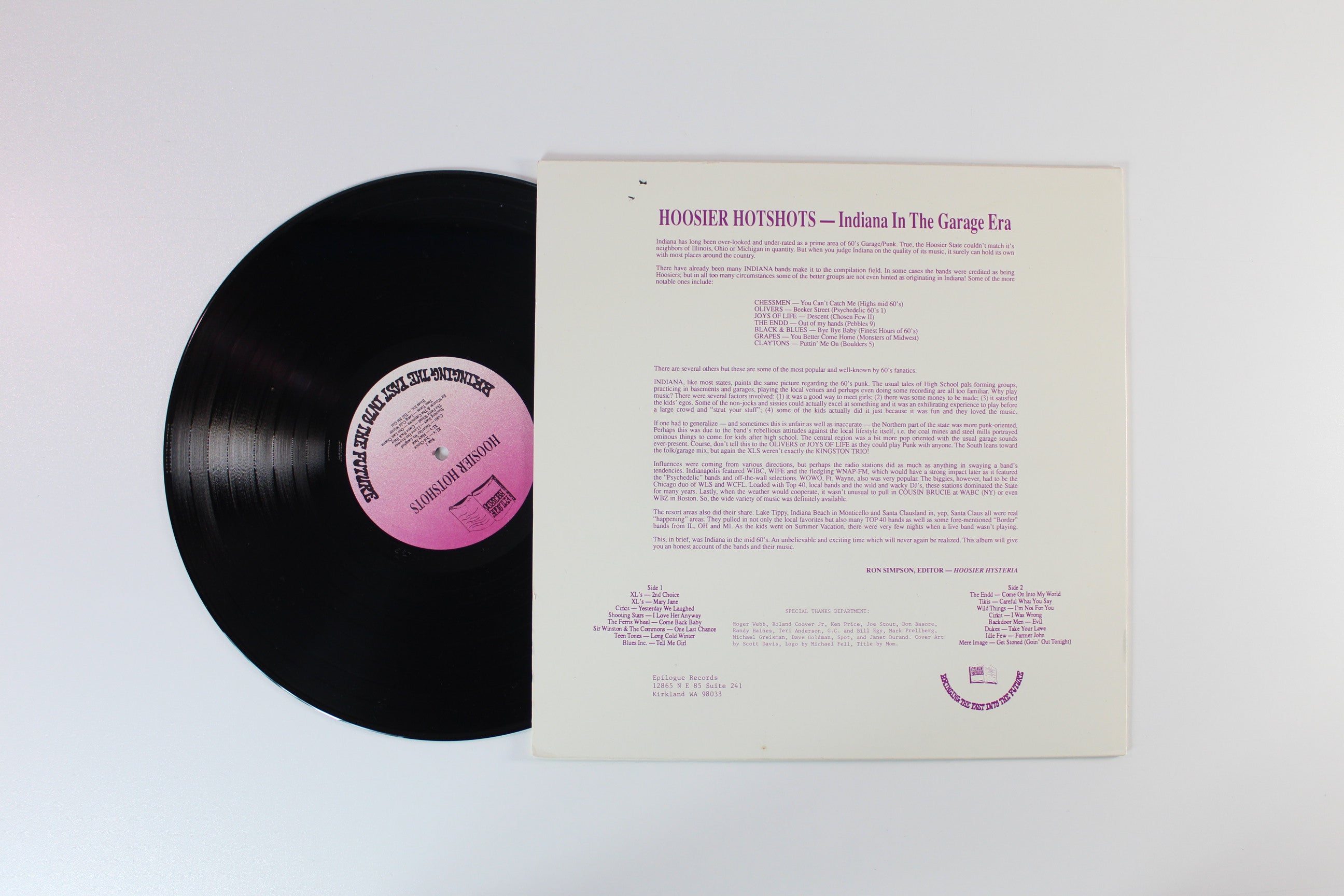 Various - Hoosier Hotshots on Epilogue Ltd Edition