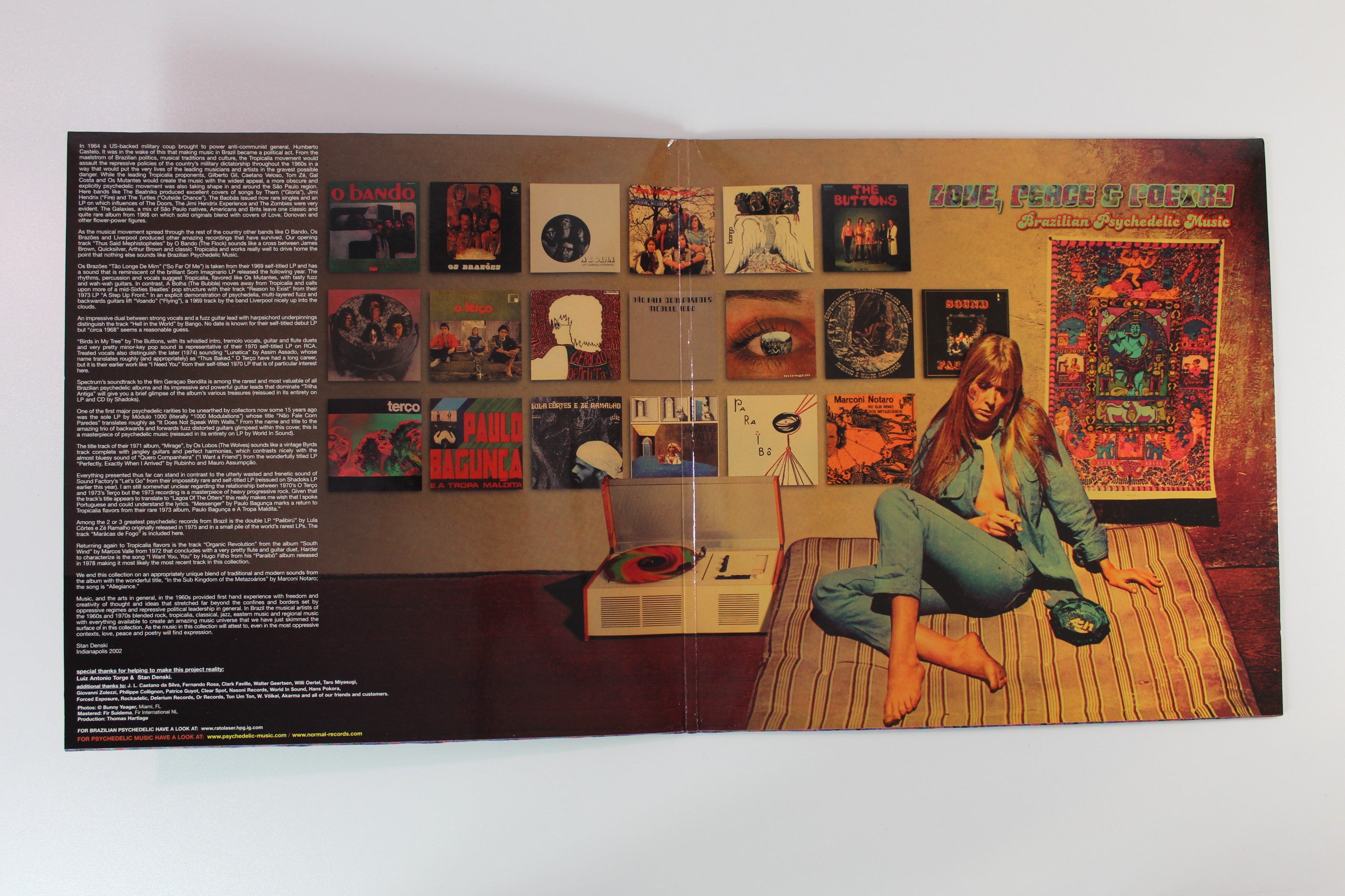 Various - Love, Peace & Poetry - Brazilian Psychedelic Music on Q.D.K. Media