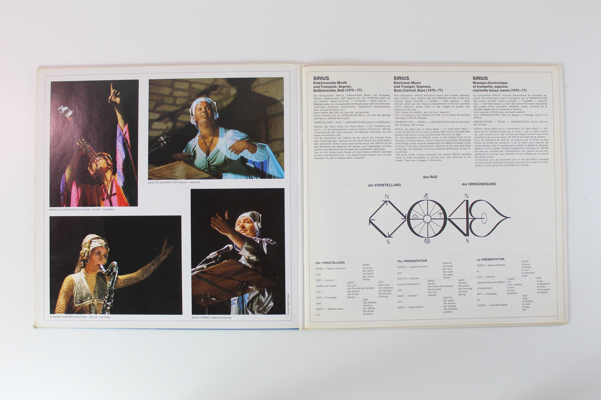 Karlheinz Stockhausen - Sirius on Deutsche Grammophon