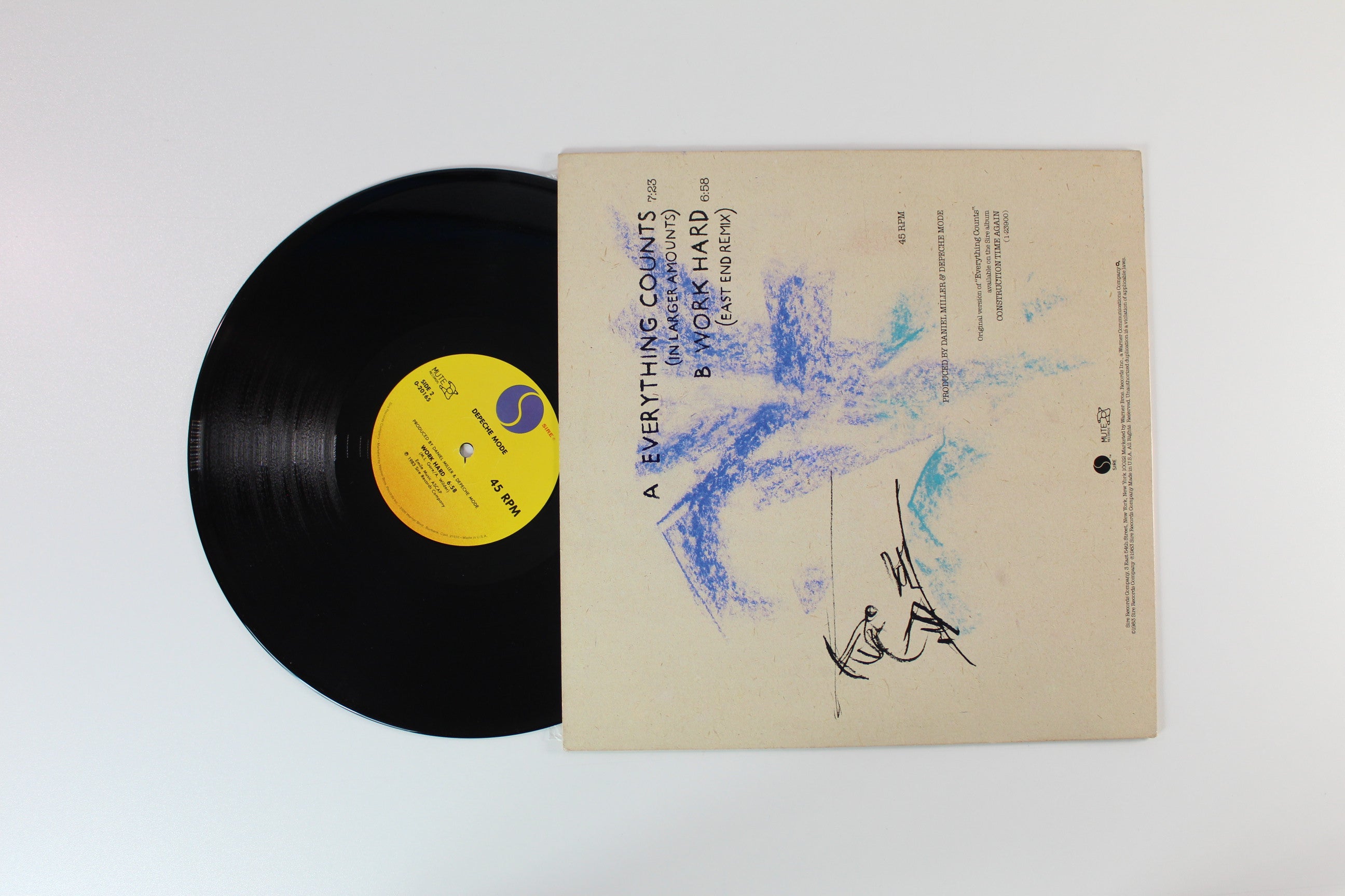 Depeche Mode - Everything Counts (In Larger Amounts) on Sire 12" 45 RPM Maxi Single