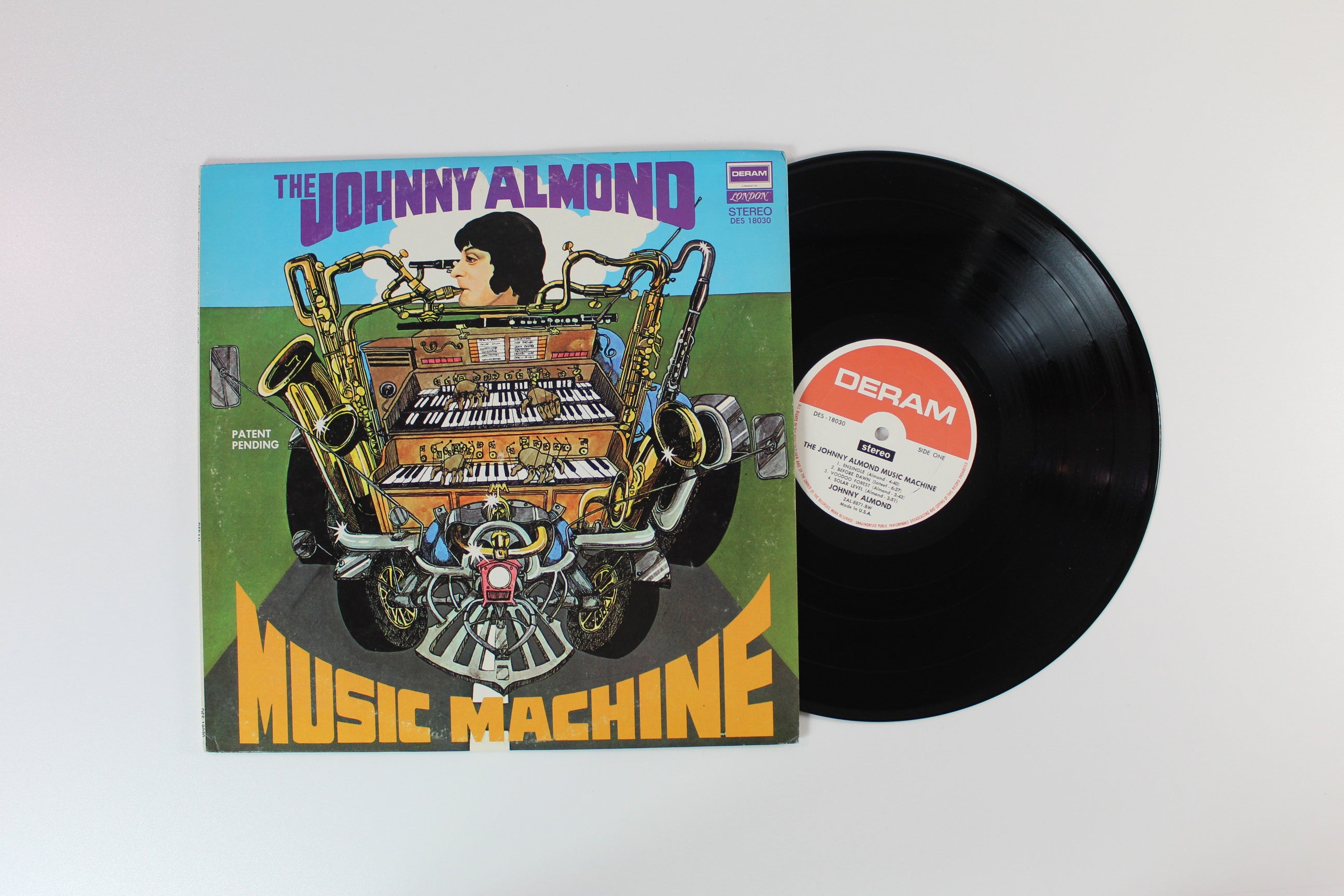 Johnny Almond Music Machine - Patent Pending on Deram