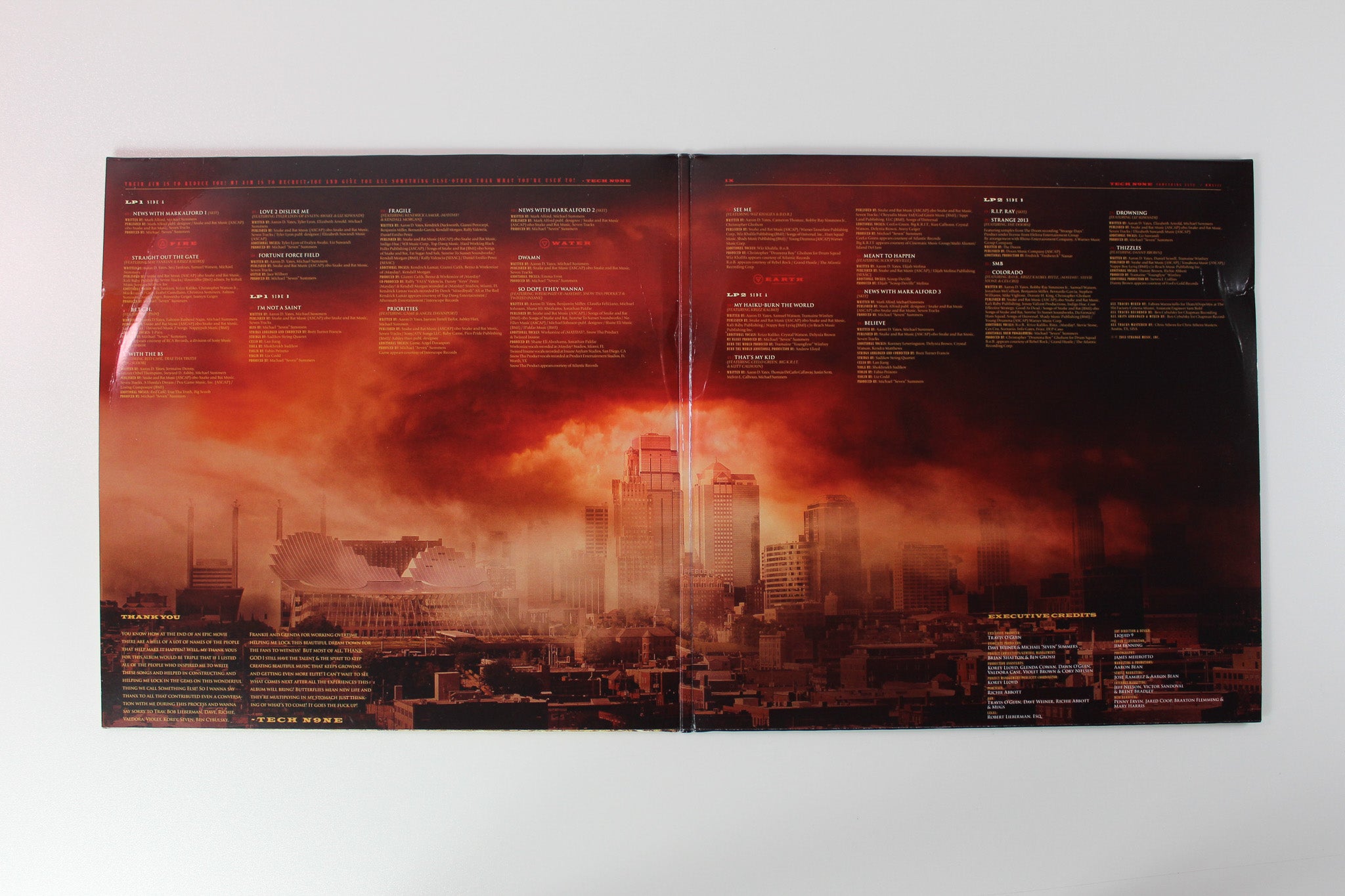 Tech N9ne - Something Else on Strange Music Red Transparent Vinyl