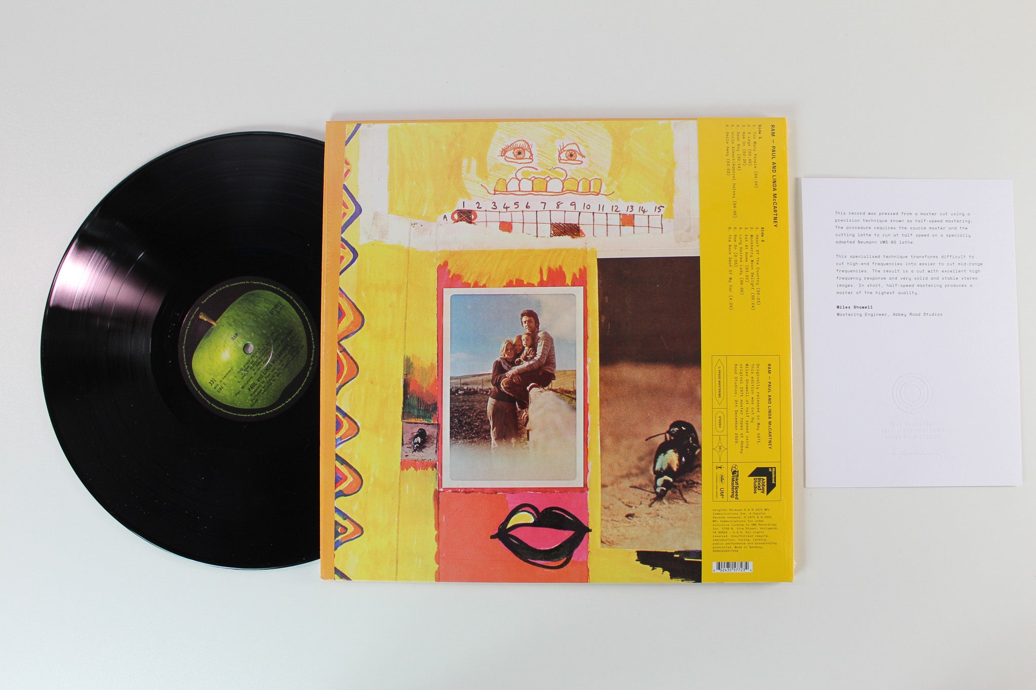 Paul & Linda McCartney - Ram on MPL Apple Ltd Half Speed Mastered 180 Gram Reissue
