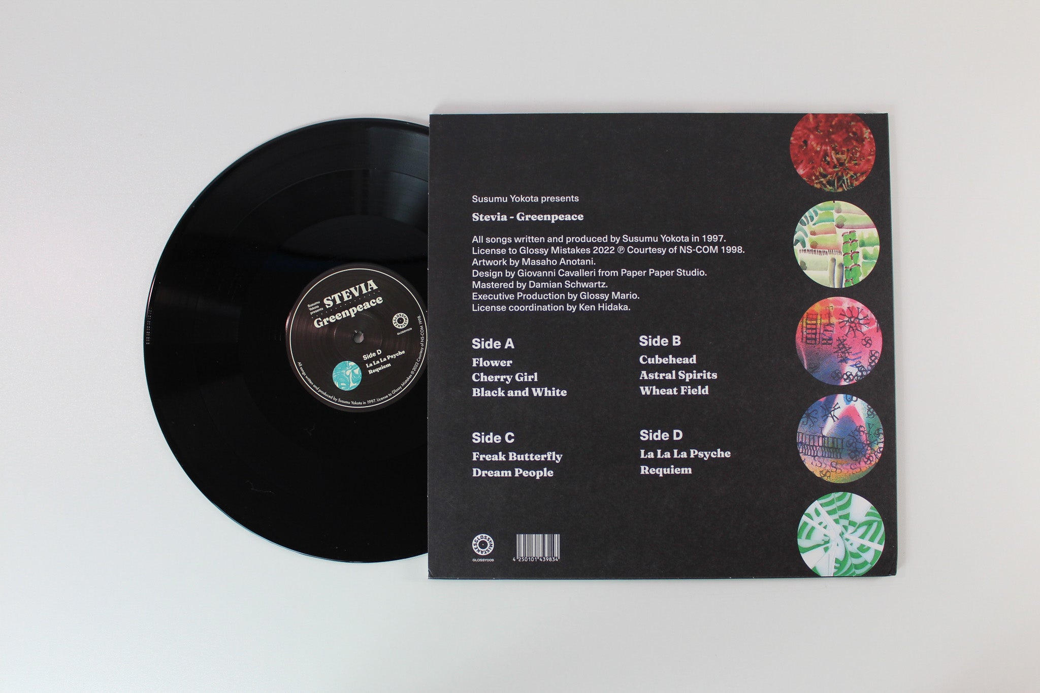 Susumu Yokota - Greenpeace on Gloss Mistakes Ltd 45 RPM Reissue