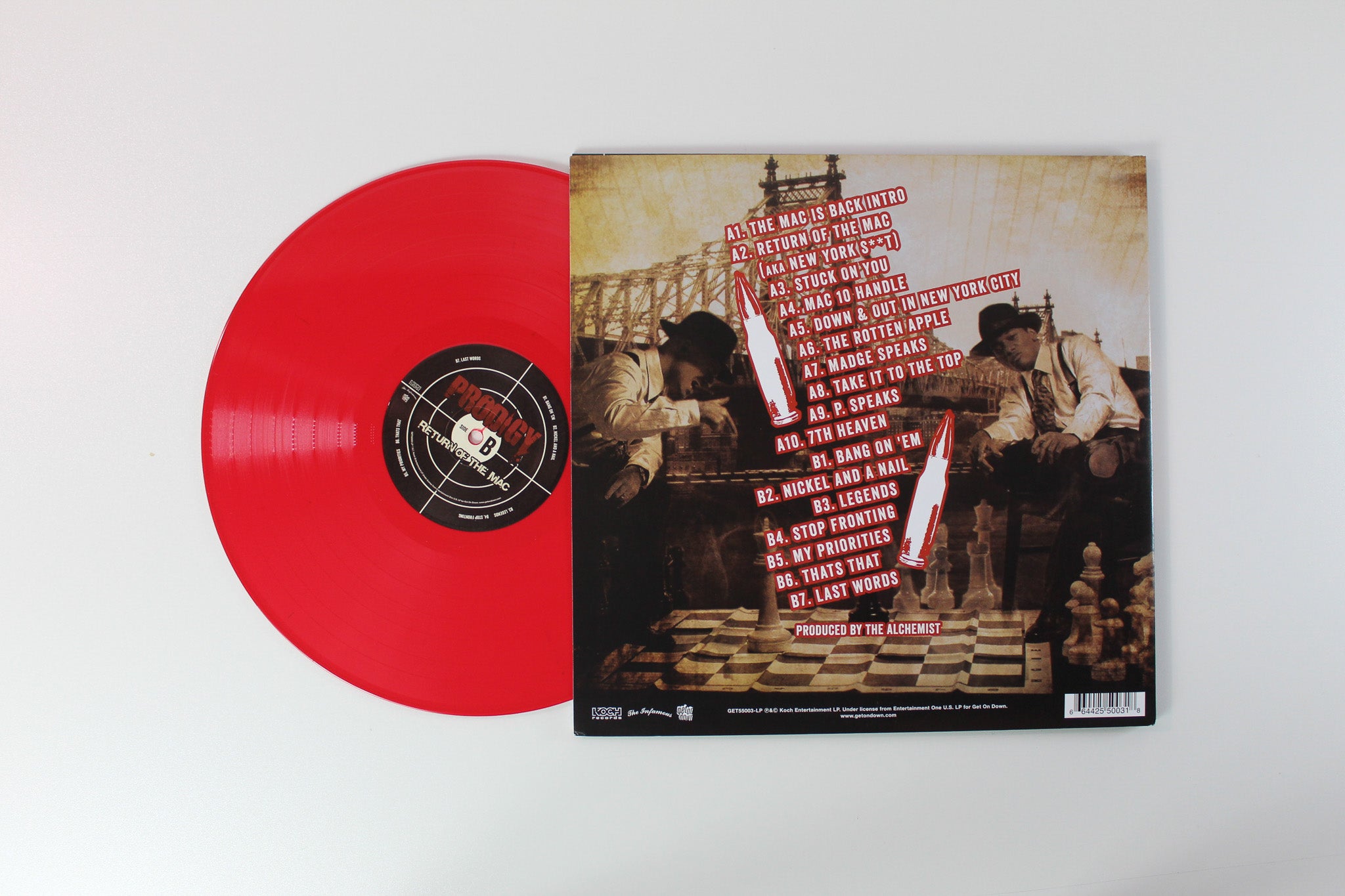 Prodigy - Return Of The Mac RSD Red Vinyl Reissue on Get On Down